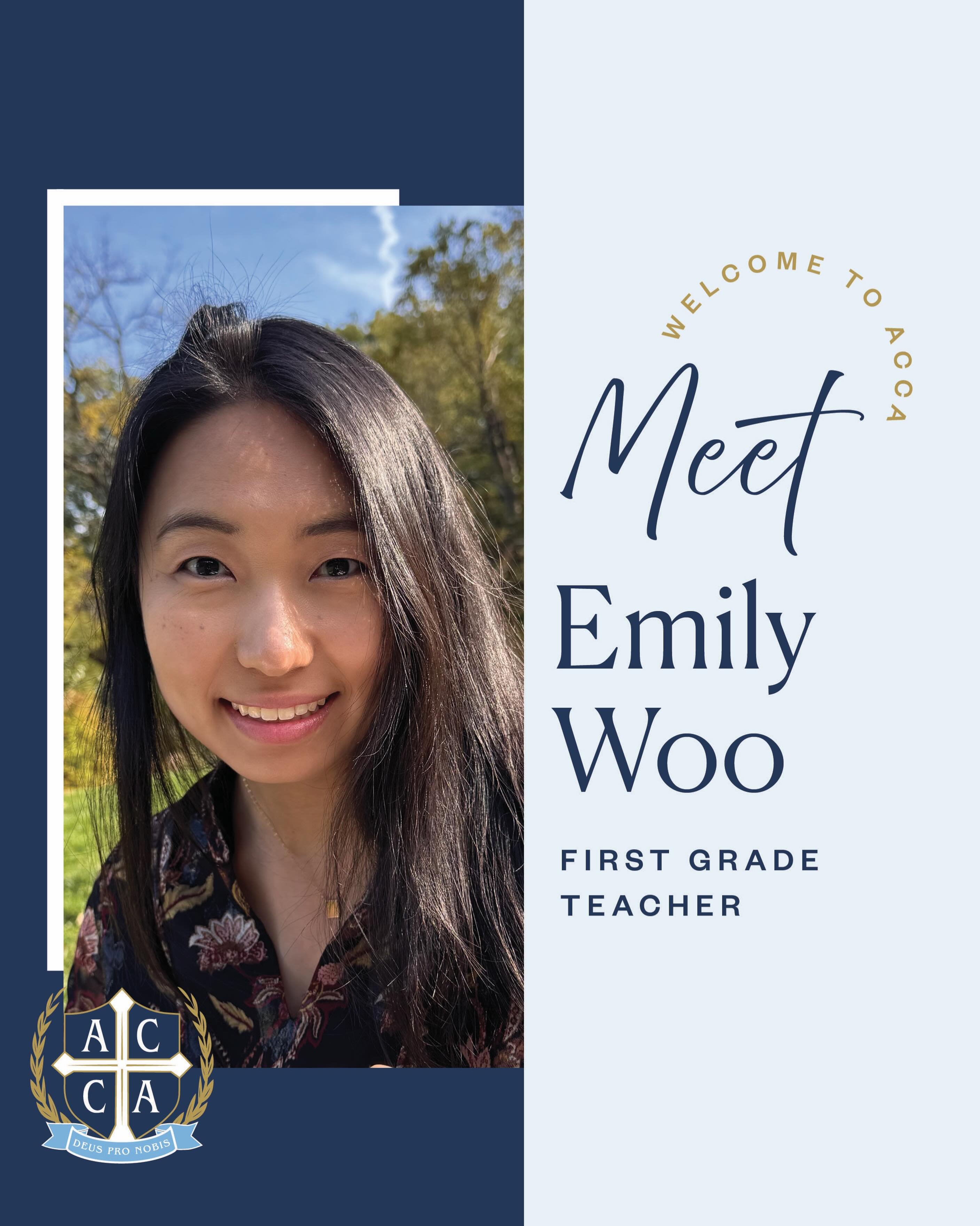 ACCA is opening two (yes, TWO) 1st and 2nd grade classes each this year to accommodate school growth and application interest! With this exciting expansion, we are thrilled to begin introducing the newest members of our faculty who will help lead and shape these growing grades.
Welcome Ms. Woo, First Grade Teacher!
Miss Woo (soon to be Mrs. Kim) received her B.S. in Human Biology, Health and Society with a Minor in Music from Cornell University in Ithaca, NY, and then moved to the Philadelphia area to study at Westminster Theological Seminary. She received her Master of Arts in Religion from WTS in May 2020, her Children’s Ministry Certification from the PCA CDM - Committee on Discipleship Ministries in 2022, and her Masters in Early Childhood Education from Temple University in 2024.
Miss Woo worked at Proclamation Presbyterian Church as Director of Children’s Ministry from 2022-2025 and taught English and Christian Studies to Kindergarten through 4th grade at Main Line Classical Academy from 2019-2024.
She currently teaches 2nd grade in the Tredyffrin/Easttown school district but will move to Northern Virginia after getting married in June of 2026!
She loves serving Christ’s church, teaching God’s Word, and being with children of all ages. When she is not working, she likes to visit her family, sing, play the piano, read, play board games, and hike. She is honored and excited to join the ACCA faculty and family!
#classicalchristianeducation #classicalchristianschool #alexandriava #truthgoodnessbeauty