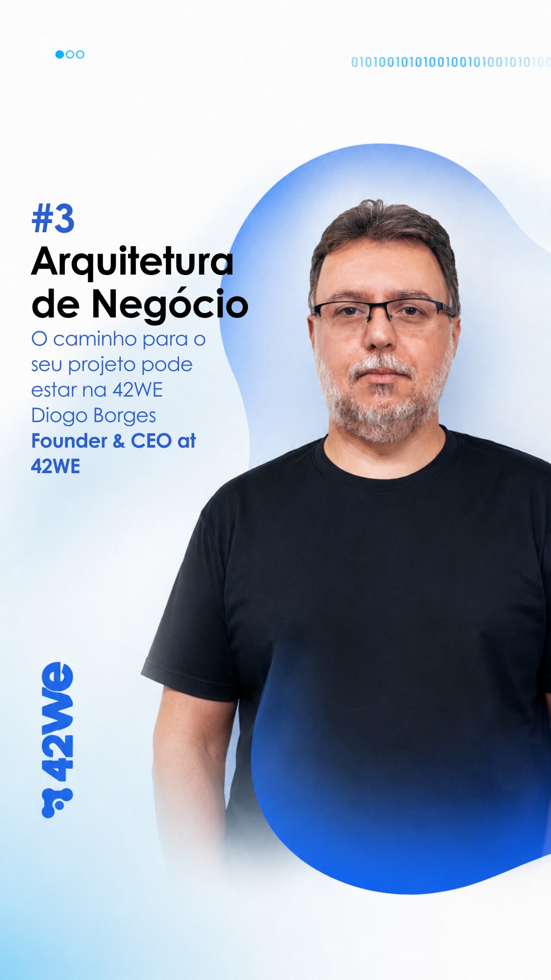 A arquitetura de negócio é o ponto de partida para transformar uma boa ideia em um projeto viável, estratégico e escalável.
No episódio #3, Diogo Borges, Founder & CEO da 42WE, mostra como o caminho certo para tirar seu projeto do papel pode começar com uma visão mais clara de mercado, tecnologia e resultado.
#42WE, #ArquiteturaDeNegócio, #Inovação, #DesenvolvimentoDeProduto, #Tecnologia,