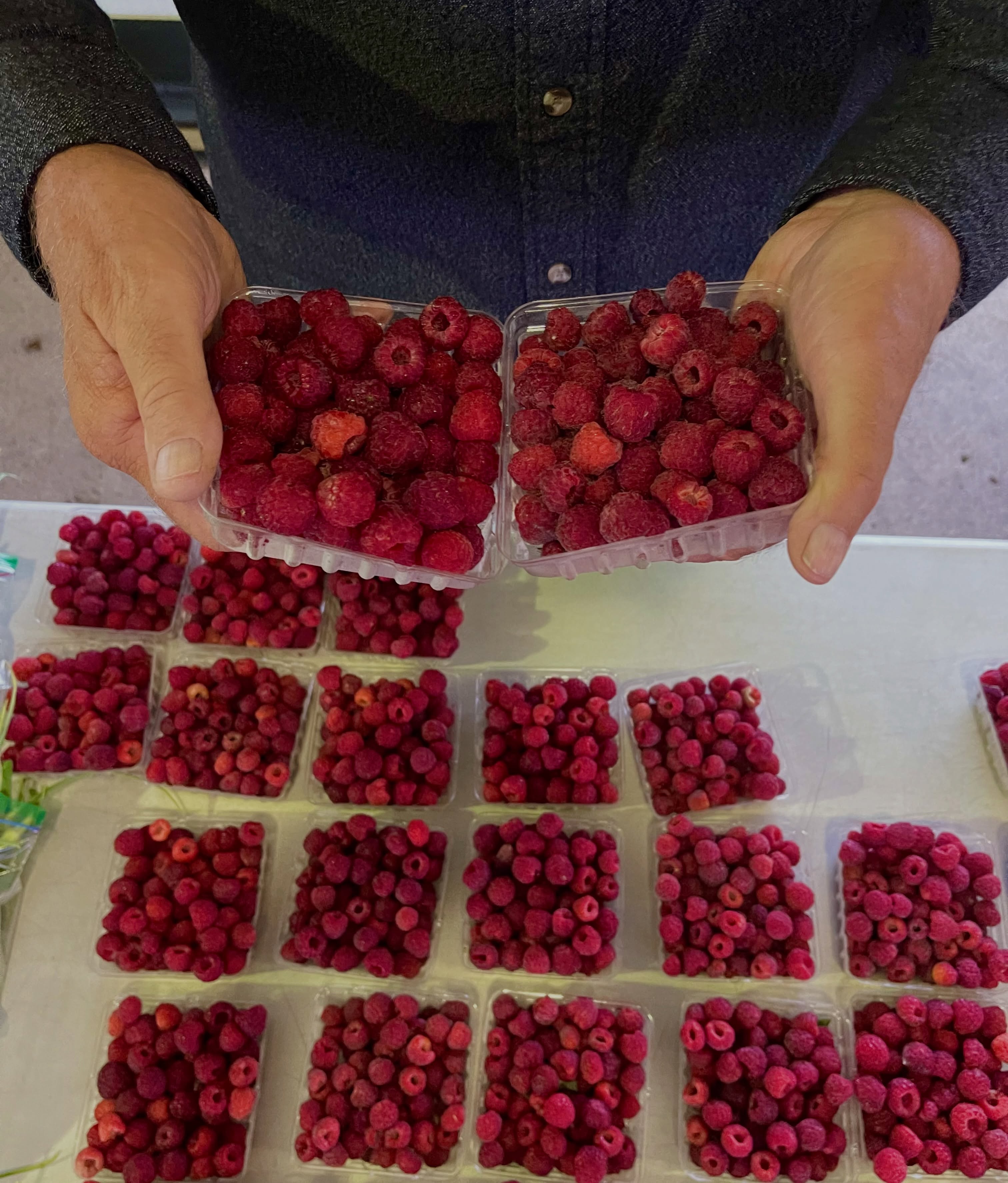 The first raspberries of the season are available this morning! While you’re on a berry run, take a wander and take in all of the other fresh produce and local goods our vendors have waiting for you. 🍓🥐☕️🌱