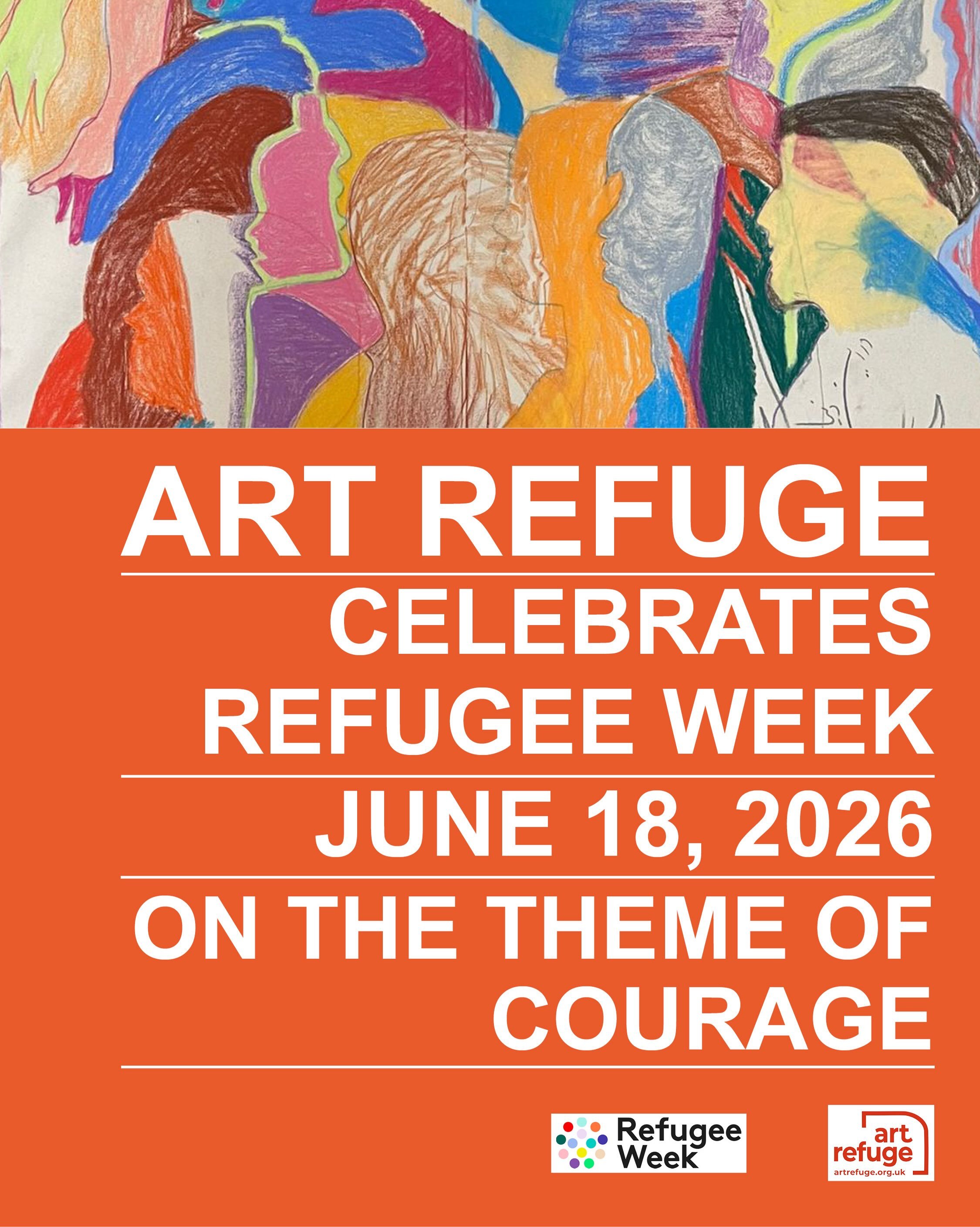 ART REFUGE CELEBRATES REFUGEE WEEK ACROSS OUR WORK - June 18, 2026
*** SUDAN SUPPORT with @greenkordofan staff team in Yida Refugee Camp, South Sudan
This morning we met online with members of the staff team @greenkordofan as part of ongoing fortnightly psychosocial support that began in October 2024.
We reflected together on the meaning of the word COURAGE. Their collective responses included: “we are here as refugees, and in this place (Yida refugee camp), courage means not to lose hope. Even if people are injured and have lost everything, they are included. Courage is innate, it is about the decisions we make to show up and show courage. These shared fortnightly conversations give us courage. We ENCOURAGE the children we support to have COURAGE.”
Further exploring the theme of COURAGE, we are delighted to be working across the day in different ways, locations and with different partners:
*** The Community Table in Paris deliveted by @artrefugecanopy with @cedre_secourscatholique
*** The Community Table workshop @artrefugecanopy at the International Society for Arts and Medicine Conference in Berlin
*** Dance, Art and Music Workshop in Essex @atelier.armonico as part our ongoing collaboration “Echoes from Home” for men housed in Wethersfield Asylum Centre
#refugeeweek #thecommunitytable @refugeeweekuk #courage #togetherwithrefugees🧡