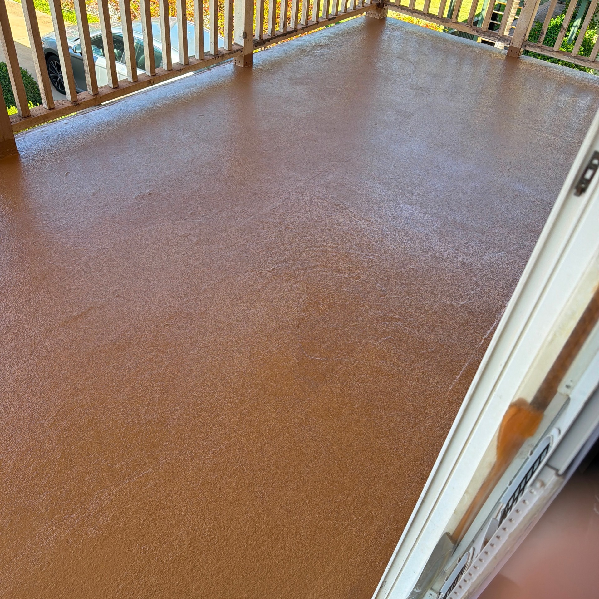 This balcony got a fresh new look that restored its appearance while adding long-lasting protection against everyday wear and the elements.
๐จ Thorough surface preparation
๐๏ธ Clean, precise cut-in work
๐ Three coats of Sherwin-Williams paint
โ
Smooth, durable, professional finish
The result? A cleaner, brighter balcony that's more inviting, looks great, and is built to withstand the seasons for years to come.
Ready to refresh your balcony or home's exterior? Contact us today!