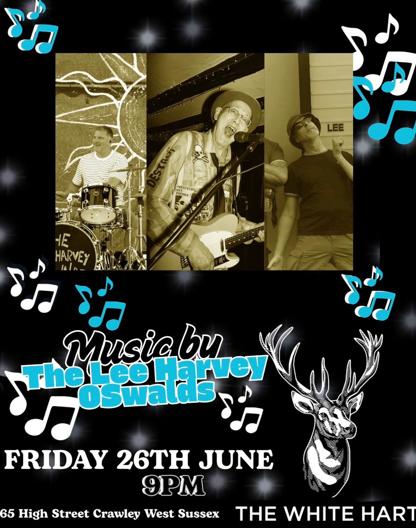 This Friday Lee Harvey Oswald starting at 9pm. Come on down!!