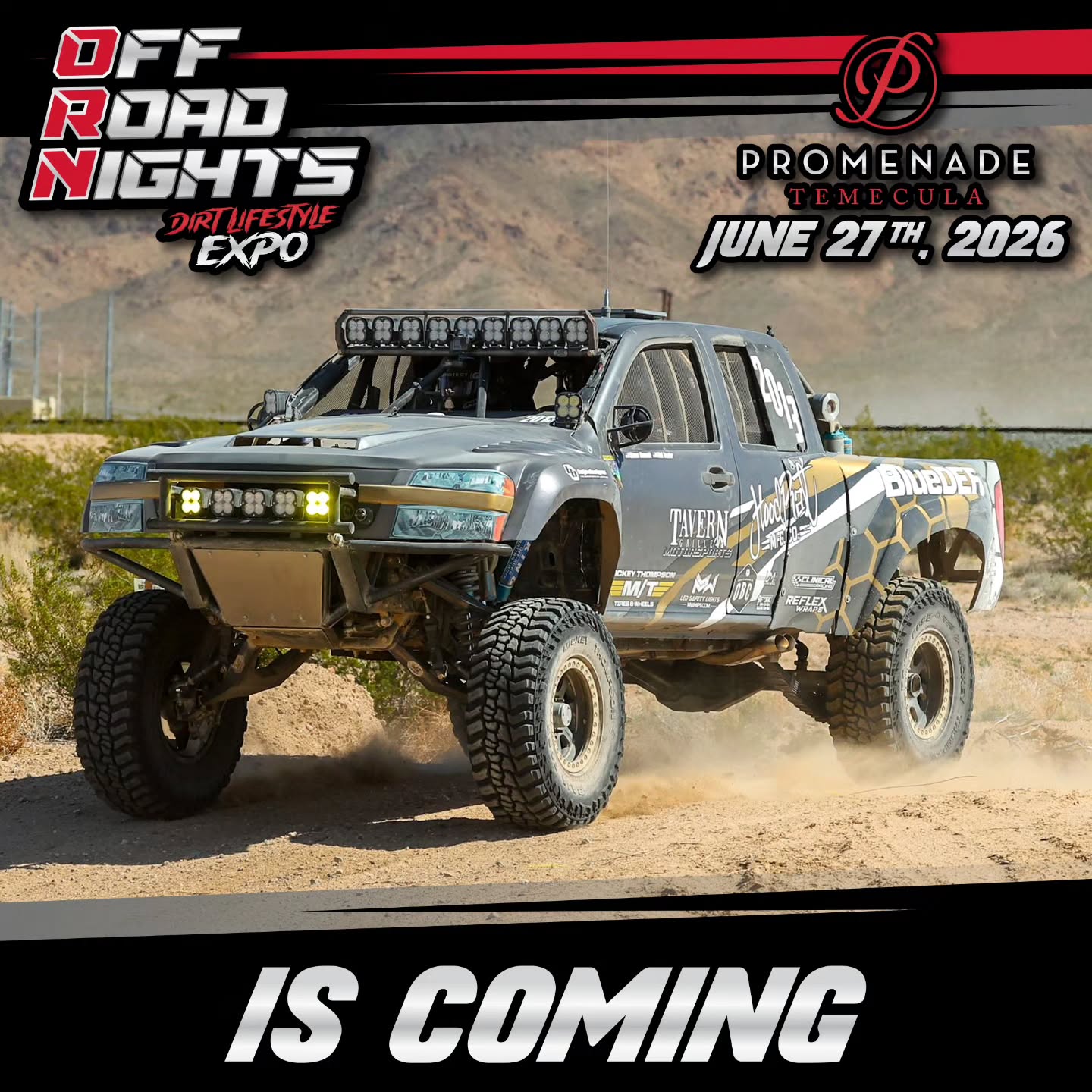 We are headed to @offroadnights! 🔥 We'll be hanging out all day with the off-road community, checking out the builds, and talking racing.
📍 Promenade Temecula
📅 June 27
⏰ 1PM–9PM
Stop by and say hello. 🤘
#ClinicalRacing #OffRoadNights #Temecula #DesertRacing #DirtLifestyle