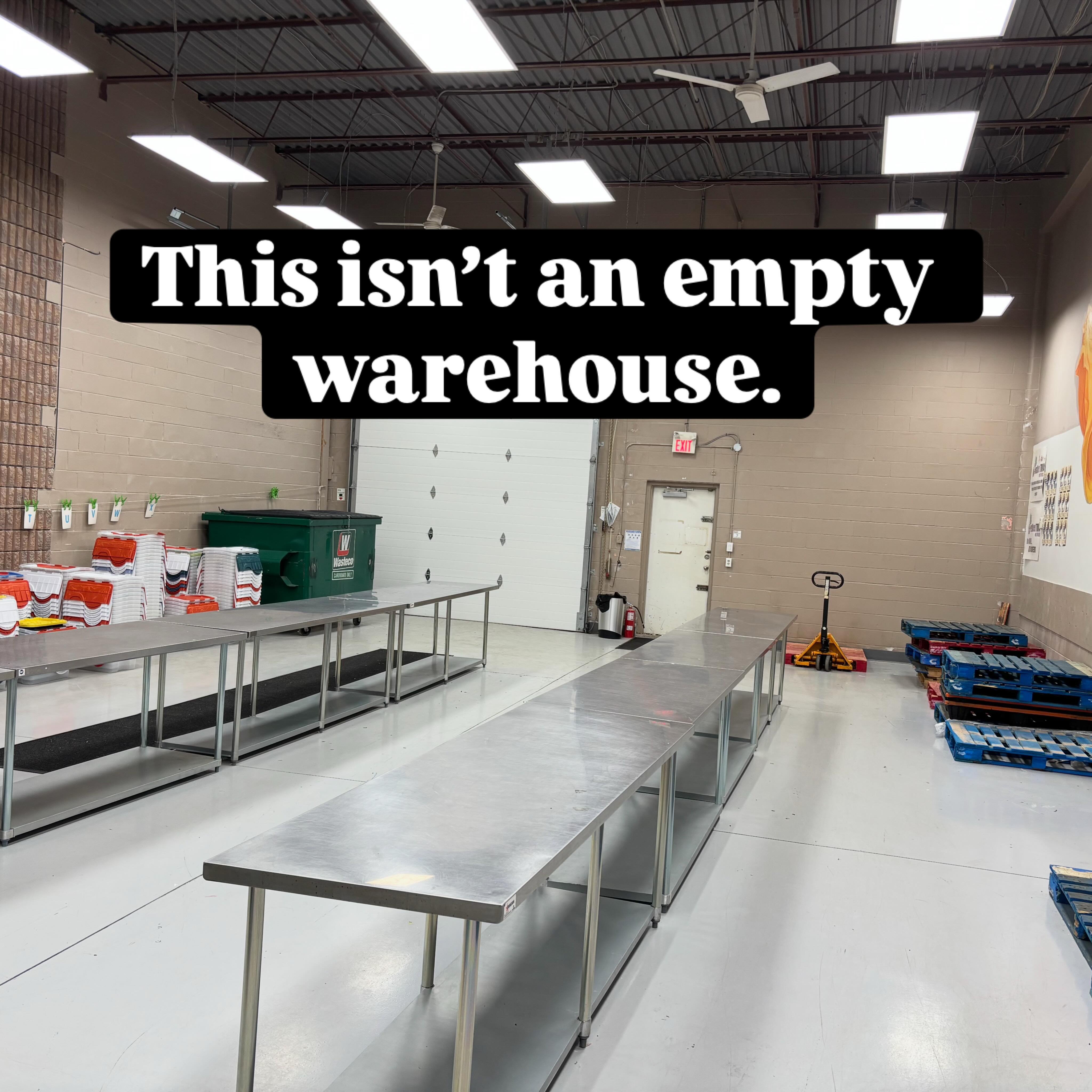This isn’t an empty warehouse.
It’s thousands of deliveries made.
Thousands of kids supported.
Thousands of moments when kids could be kids.
As another school year comes to a close, we’ve packed away the bins and shifted into our Summer Grocery Card Program, helping kids access fresh food while school is out.
Our warehouse may be empty for now, but that’s exactly what we planned for.
Soon these tables will be filled again, ready for another school year of feeding kids in our community.
Until then, thank you to every donor, volunteer, school, and community partner who helped make this possible.
#summerprogram #endofschool #feedingkids