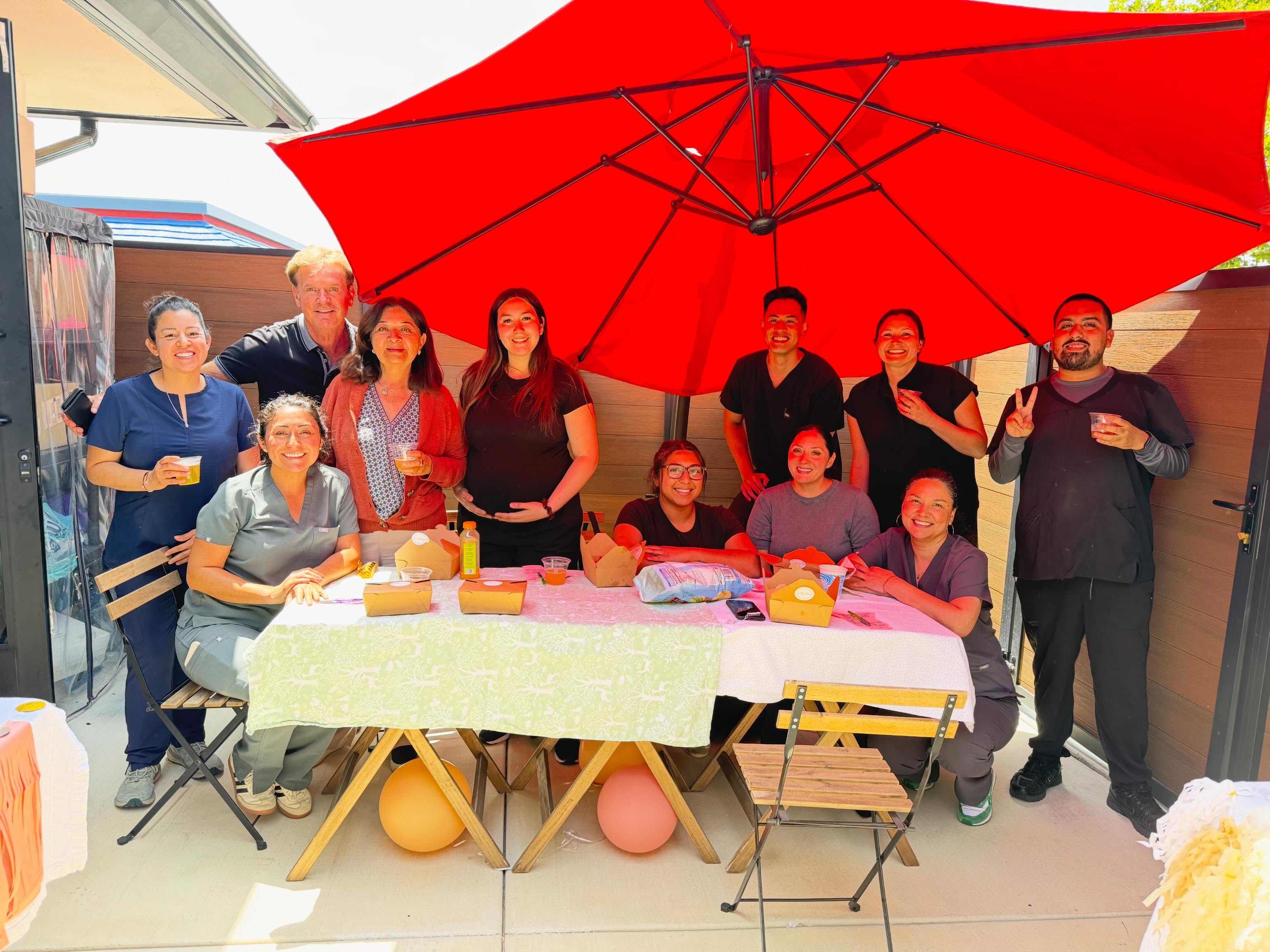 Great Friday celebrating yet another Baby shower, this time for our sweet Dental Assistant- Brianna! She is having a baby girl next month. We will miss you Bri! ❤️
And having our quarterly team meeting with our coach, Steve! Thanks for amazing team on hitting goals these past quarter, and improving everyday in our clinical practices to provide the best outcomes to our patient’s dental care.
#bestteamever #lovemyteam