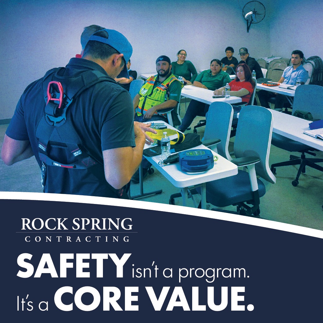 Fall protection is not just a requirement. It is a discipline.
Last week, members of our DMV safety team completed a Fall Protection Competent Person Refresher training. Keeping our Competent Persons sharp means the people responsible for protecting our workforce are always operating at the highest level.
Safety isn’t a program at Rock Spring. It is one of our core values.
#FallProtection #SafetyTraining #CompetentPerson #ConstructionSafety #SafetyFirst #WorkplaceSafety #SafetyCulture #ZeroIncidents #FallSafety #OHSATraining #ConstructionLife #BuildSafe #SafetyLeadership #RockSpringContracting #DMV #SafetyTeam