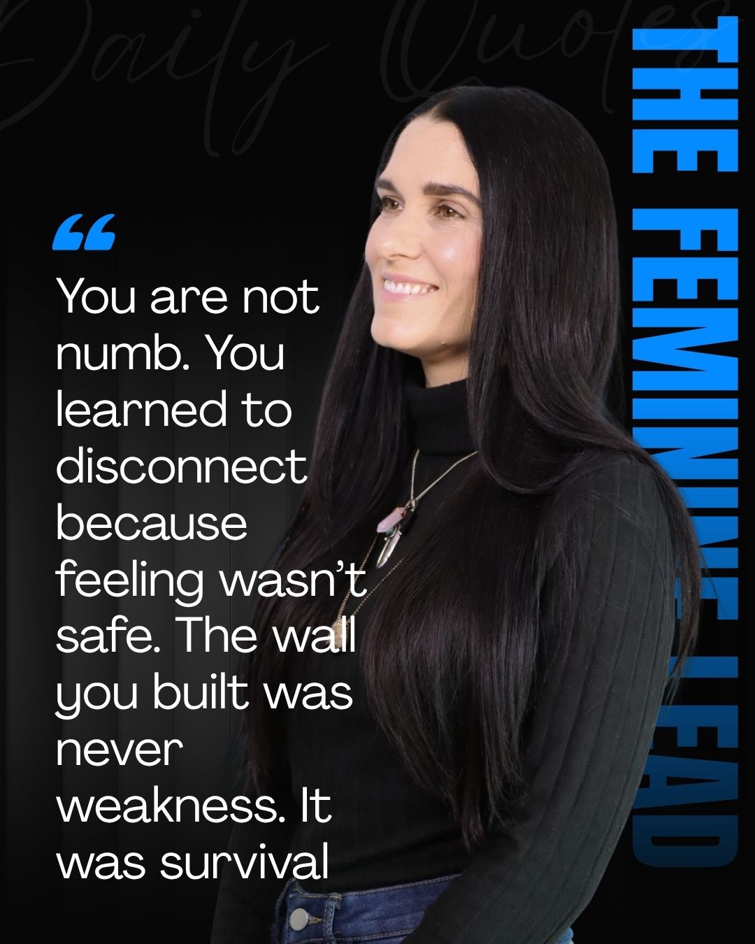 You are not numb. You learned to disconnect because feeling was not safe. The wall you built was never weakness. It was survival.
For many female leaders, that wall was reinforced long before they started leading. Every time emotion was read as over the top or too much. Every time intuition was dismissed. You learned to fear your emotions because it seemed unacceptable for them to have a place in your professional world.
What it may also have done, quietly and without you realizing, is disconnect you from one of your greatest leadership instruments: your own felt experience.
To feel is not a flaw to manage or a liability to hide. It is a fundamental part of the human experience. It is how you read a room before the data confirms it, sense when something is wrong before anyone says a word, and access your deepest sense of authenticity and meaning. When we are disconnected from feeling, we are not protected. We simply lose access to all of it, including the joy, the connection, and the aliveness we are also seeking. We end up leading and living from a fraction of who we actually are.
This shows up everywhere, at work and at home. The disconnect does not pick sides. It simply continues to stand as a wall between you and what you hold most dear, in an attempt to protect you from judgment.
The work is not about tearing the wall down all at once. It is about learning to befriend what is on the other side of it, slowly expanding your capacity to feel without becoming undone by it. Because your authenticity and your authority were never in competition. They were always meant to work together.
I am incredibly passionate about the work of helping female leaders develop a healthy relationship with their emotions, to experience life more fully. To feel is to exist. There is so much beauty in it once you know how to process what is coming up for you.
Comment UNLEASH below if you would like a 45-minute gifted session to help you improve your relationship in this area. The work is worth it. No obligation, only opportunity.
#womenwholead #femaleleadership #thefemininelead #executivecoaching #highperformingwomen #leadfromwithin #consciousleadership