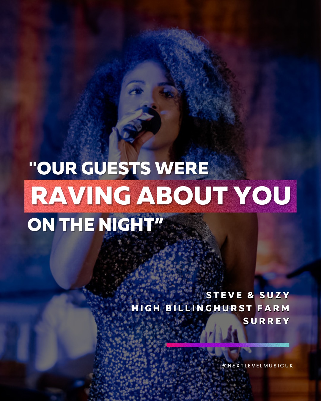 Steve & Suzy’s wedding at High Billinghurst Farm was pure magic.
A stunning venue, a completely packed dance floor, and one of those nights where everyone is smiling, singing, and losing themselves in it.
The vibes were unreal, the energy never dipped, and the party just kept building. Exactly how it should be ✨🎶
@highbillinghurstfarm