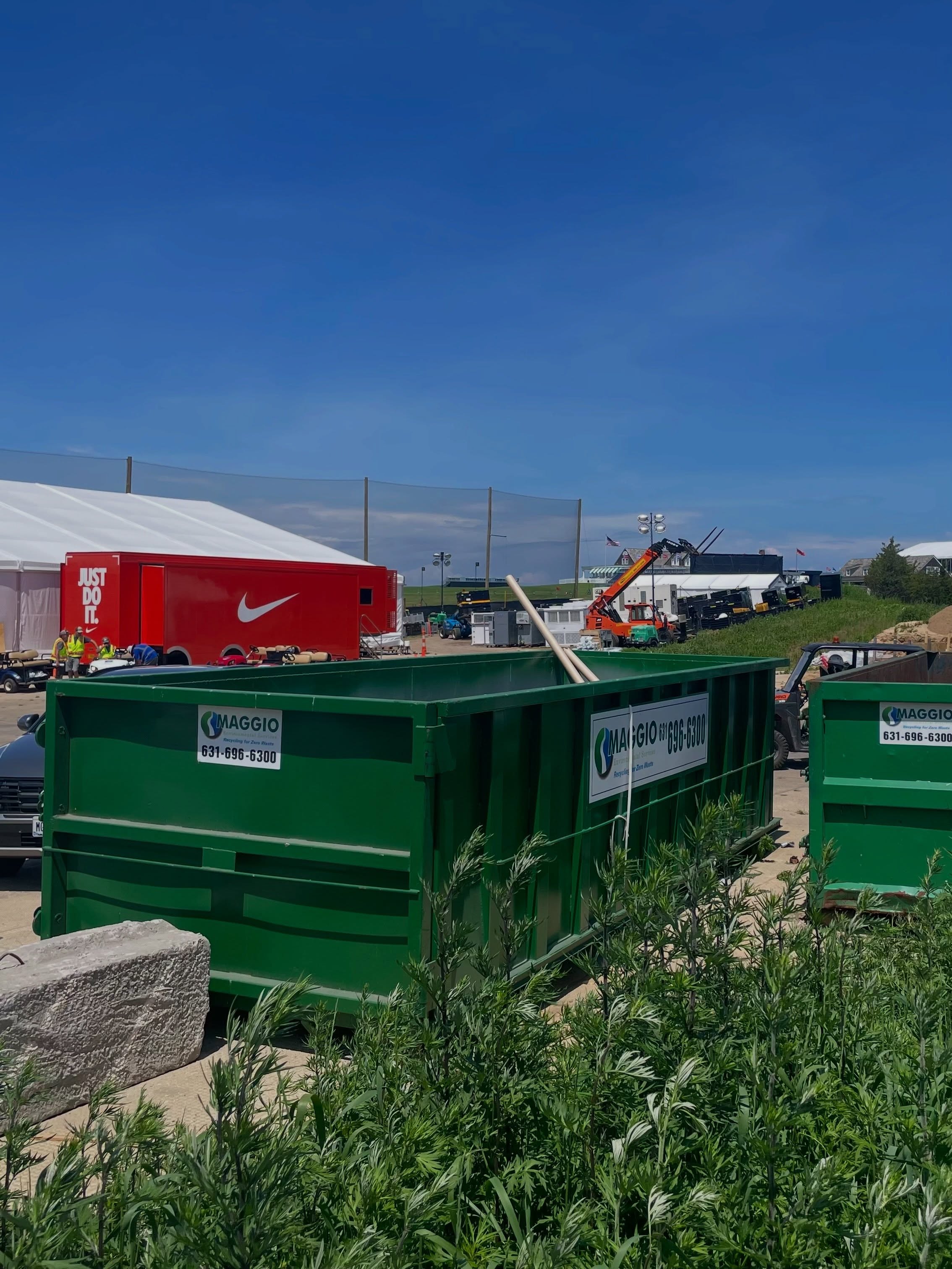 From site preparation to project completion, Maggio Environmental delivers reliable dumpster services and waste solutions.
📍 US Open at Shinnecock
♻️ Committed to responsible waste and recycling practices