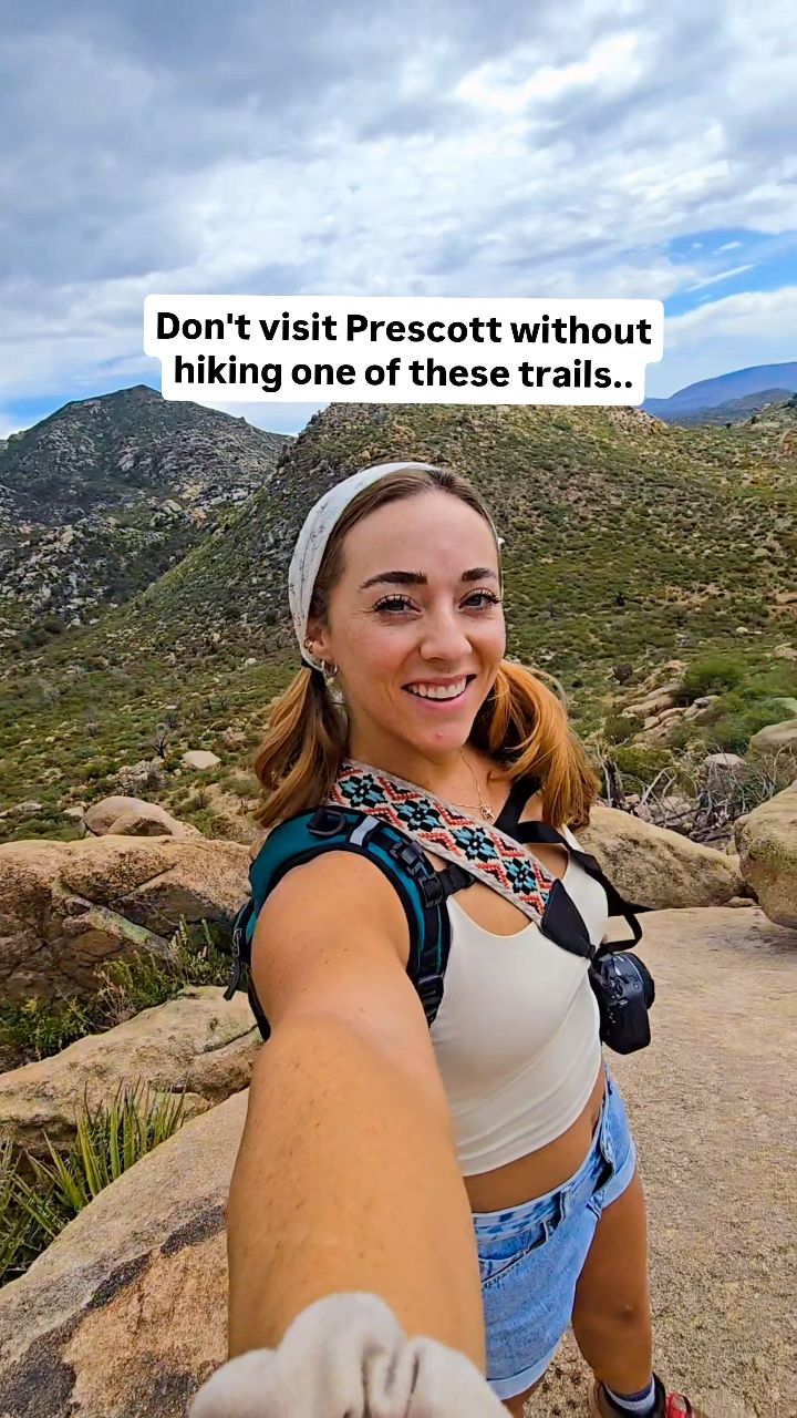 Send this to someone you want to hike Prescott with!💌👭
As a Prescott local I have grown up on these trails. Ive laid out a full hiking guide and 7 of the Best Hikes in Prescott on my blog:
LittleRedTravels.com💻
North Mingus Loop
🥾5.7 miles
⛰️ 1,266 ft elevation gain
🚻 Restrooms at trailhead
🐶 Dog friendly (on leash)
🅿️ Free parking
🟡 Rated Moderate
*Views of Cottonwood, sedona, camp Verde, Sedona and Prescott
Goldwater Lakes Loop
🥾 2.5 miles
⛰️ Minimal elevation gain
🚻 Restrooms at trailhead
🐶 Dog friendly (on leash)
🅿️ $5 parking (free on Wednesdays)
🟢 Rated Easy
*Gorgeous at sunset, I've done multiple times!
Constellation Trail
🥾2.5 miles
⛰️ 223 ft elevation gain
🚻 No restrooms
🐶 Dog friendly
🅿️ $5 parking (free Wednesdays)
🟢 Rated Easy
*Incredible rock formations
Granite Mountain Trail
🥾7.9 miles
⛰️ 1,663 ft elevation gain
🚻 Restrooms at trailhead
🐶 Dog friendly
🅿️ Free parking
🔴 Rated Hard
*The most iconic if you're up for a challenge
Which one would you do first?😍
Arizona - outdoors - travel guide - nature
