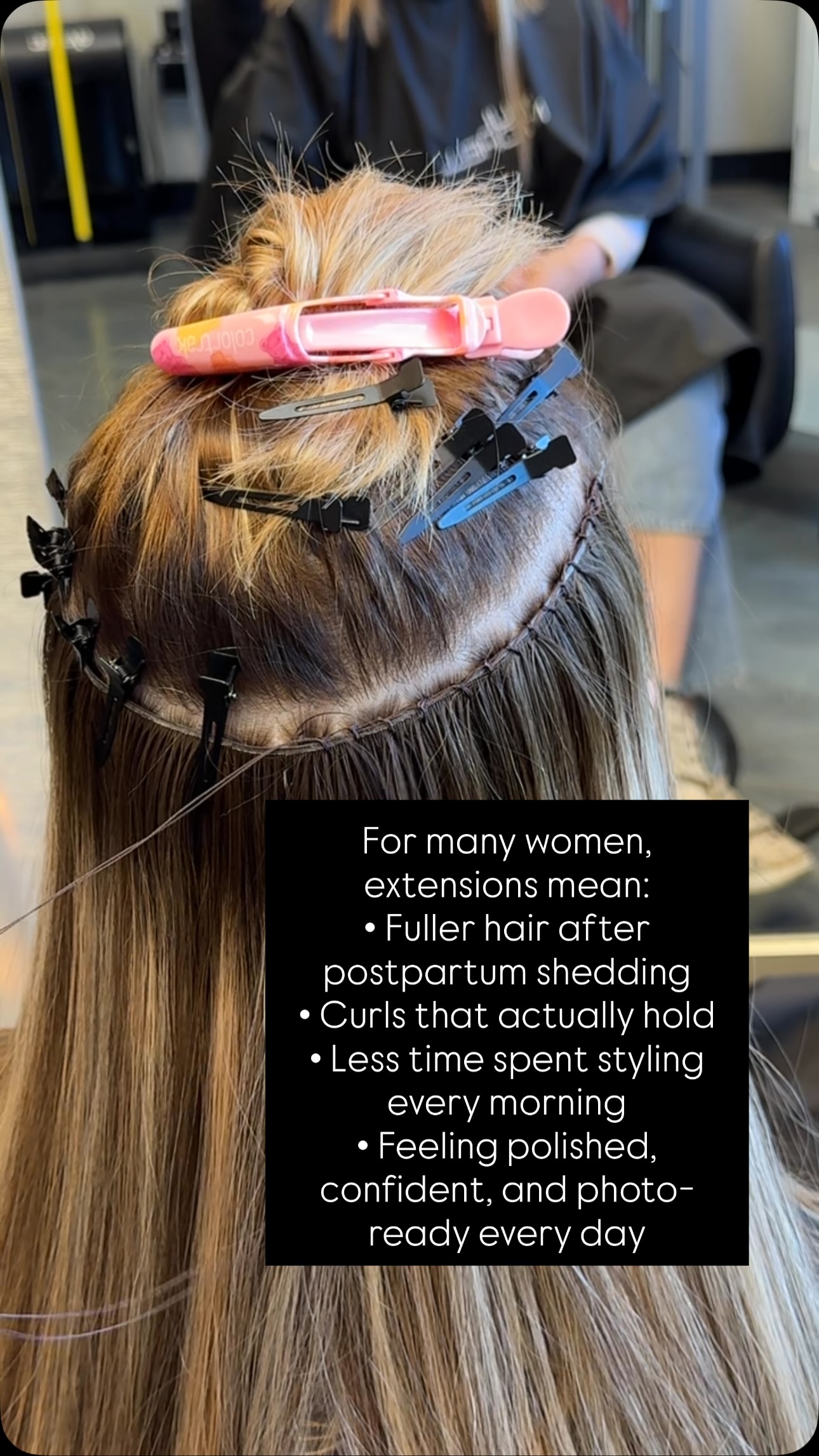 Ready to wake up with hair you love?
Send us a message to schedule your extension consultation.
Bismarck ND 💕
