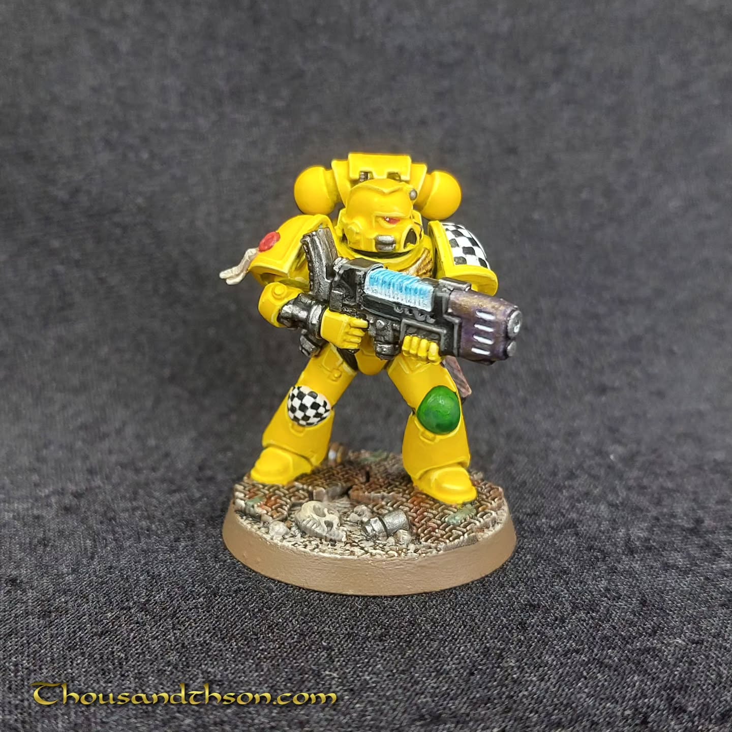 I've always had a soft spot for the Lamenters, but despite that I'd never actually painted one.
I figured it was about time I changed that.
For years, the combination of yellow armour and that infamous checkerboard shoulder pad put me off. But honestly? It wasn't nearly as bad as I'd built it up to be. Yellow definitely needs a solid basecoat underneath it—that's more than half the battle—but once that was sorted, the rest came together surprisingly well.
The chapter badge took a bit of patience. I sketched the checkerboard out with a very fine pencil first, then painted it in by hand. Thankfully, after years of painting Thousand Sons and dealing with endless trim and stripes, a single Lamenter felt quite manageable.
That said, painting one model is very different from painting an entire army. I still have no immediate plans to test that theory.
Speaking of the Lamenters, today's new Youtube video is all about them. Specifically, whether they really are the unluckiest Space Marine Chapter in Warhammer 40,000, or if something else is responsible for their endless run of disasters.
Let me know what you think of the paint job—and the video.
#warhammer40k #40k #lamenters ##spacemarine