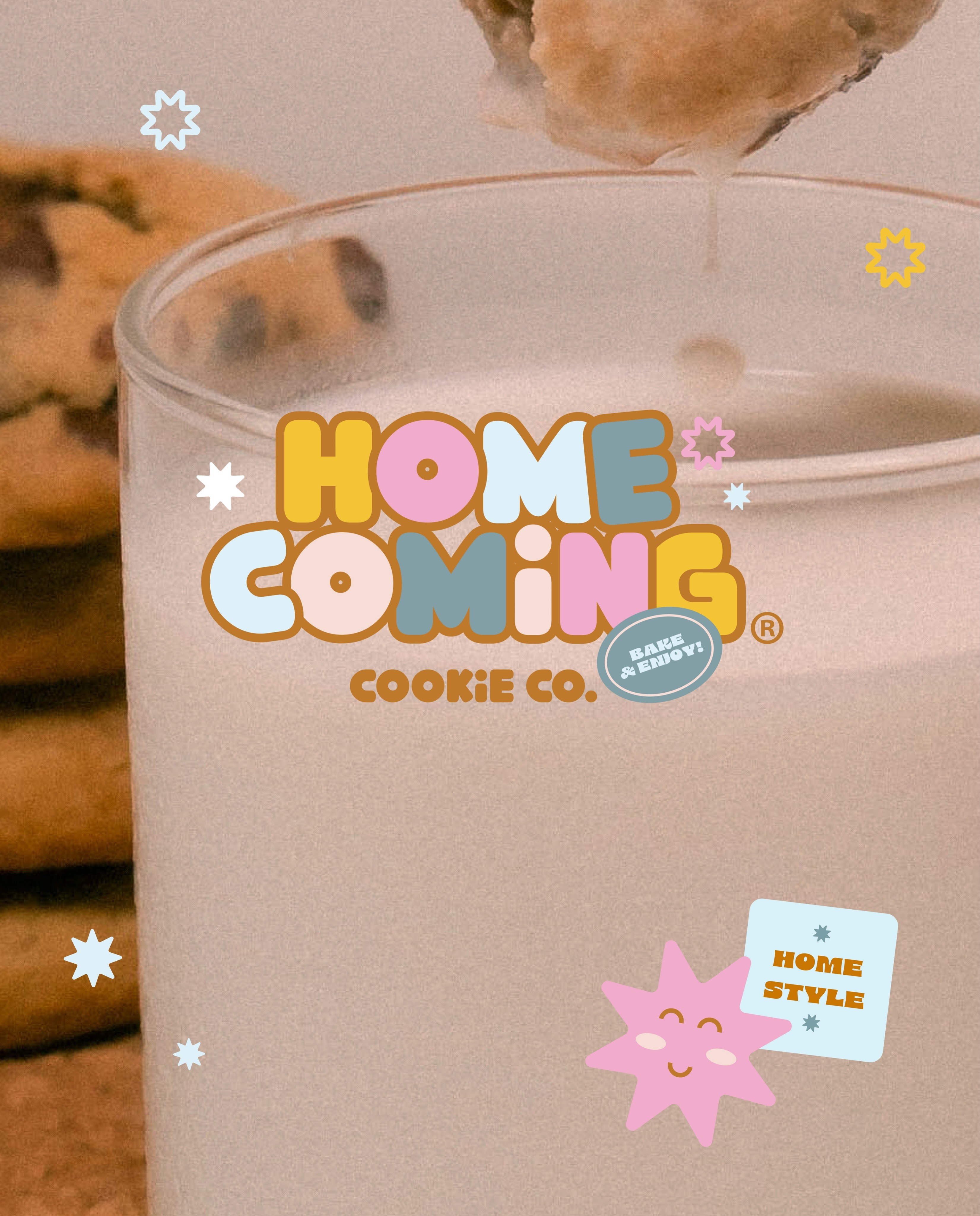 Fresh baked cookies have a way of bringing us back.
—
Back to after-school snacks, family recipes, warm kitchens, and the comfort of coming home to something made with care.
That feeling became the foundation of the visual identity and every design decision was made to reinforce.
The strongest identities aren’t built around trends or aesthetics alone. They’re built around an idea that feels authentic to the business and memorable to the people experiencing it.
For more on the brand, check out @homecomingcookieco
.
.
.
.
#homecomingcookies #cookiebranding #visualbranding #visualbrandstrategy #visualbrandidentity