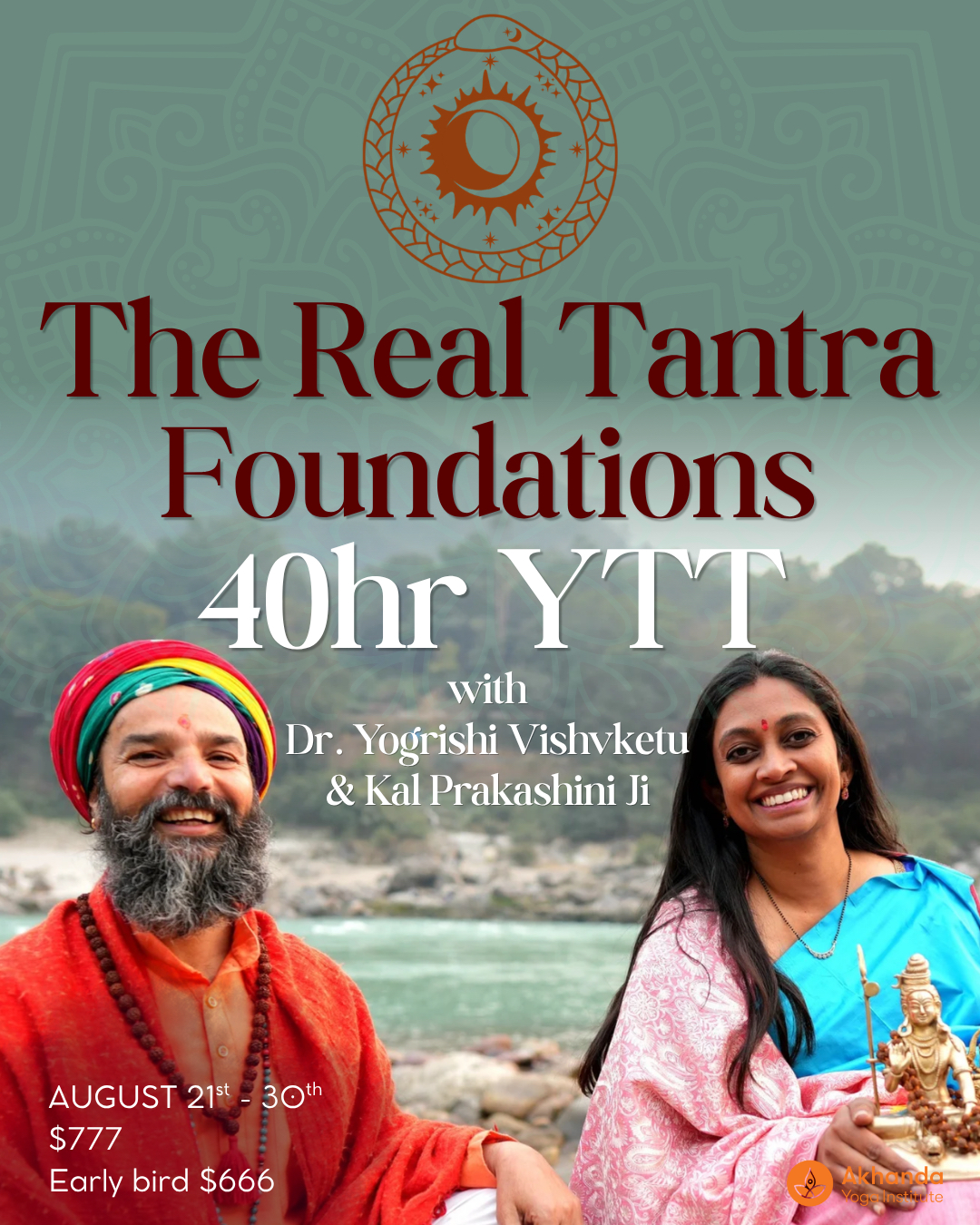 🕉️ TANTRA YOGA, BREATH, & AWARENESS 🕉️
40hr Yoga Teacher Training
Step beyond common misconceptions & explore Tantra as it was originally intended ~ a path of energy, awareness, and expansion of consciousness, not sensuality.
Led by Dr. Yogrishi Vishvketu @dr.yogrishi & Kal Prakashini Ji @prakashini.ji of India's Akhanda Yoga Institute, this foundational training offers a clear & grounded introduction to The Real Tantra ~ a living Yogic science that underpins many of the practices we know today, including Kundalini Yoga, Hatha Yoga, Mantra, & Yantra.
🌟 Dates & Schedule
WEEKEND 1: August 21 to August 23
WEEKEND 2: August 28 to August 30
Fridays
2 - 7pm
Saturdays & Sundays
7:30am - 5:30pm
🌟 Investment
$777
Early Bird $666 until July 31st
Bundle with our Classical Kundalini YTT & save $108
🌟 What’s Included
~ Pre, during, & post-training online support
~ Digital teachings, techniques, slides, & handouts
~ 3 months access to the Akhanda Yoga Online App
~ Certificate of Completion (40 hours)
🌟 Prerequisites
Participants are required to have prior experience through Kundalini Yoga or Bhakti Yoga training, or an established & consistent personal practice in these traditions
🌟 Important to Know
This is a foundational Tantra training & does not include neo-tantric or sensual practices, instead focusing on authentic, traditional teachings of Tantra as a path of awareness & transformation
Details & registration at the link in our bio
Hari Om
#tantrateachertraining #yogicwisdom #vancouverevents #yogateachertraining