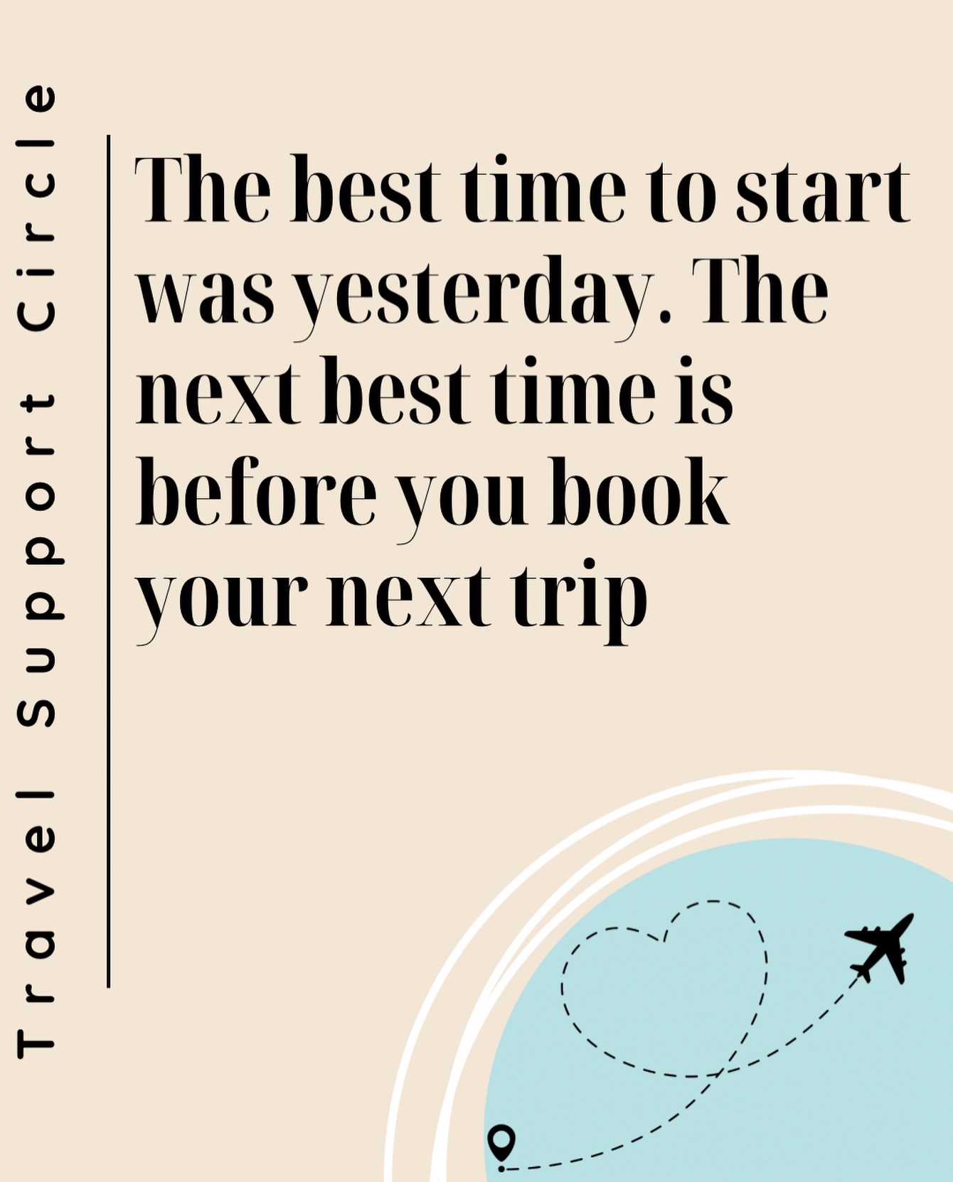 Most people spend years saying, “I’ll do it one day.”
One day I’ll start.
One day I’ll take the trip.
One day I’ll build something for myself.
The truth? There will never be a perfect time.
The years are going to pass anyway, so why not start building something that could help fund more adventures, create more freedom, and give you more choices along the way?
Your next trip is coming whether you’re ready or not. The question is… where will you be by then? ✈️✨
#travelsmarter #travelbusiness #workfromanywhere #freedomlifestyle #moretolife