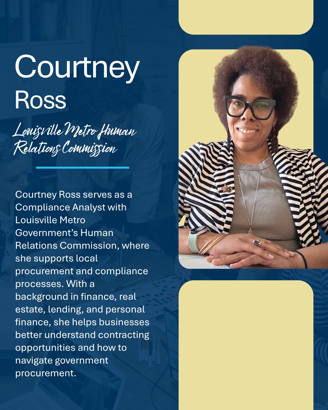 ✨ Meet the Speakers ✨
Join us in Louisville for Strong Women Strong Coffee, a conversation focused on business certifications and how entrepreneurs can use them to open new doors.
Moderated by WBC Coach Yolanda Reed, this panel will feature Pamela Pearson with the U.S. Small Business Administration Kentucky District Office, Dr. Fredrica Singletary with WBEC ORV, and Courtney Ross with Louisville Metro Government’s Human Relations Commission.
Pamela brings insight into federal certification programs, business development resources, and training opportunities available through the SBA.
Dr. Singletary brings experience in organizational leadership, business certification, and helping companies connect with resources that support long-term growth.
Courtney brings a local government perspective on procurement, compliance, and helping businesses better understand contracting opportunities.
📍 Goodwill Opportunity Center
📅 Friday, June 26
⏰ 10:00 AM – 11:30 AM
Reserve your spot with the link in our bio: @wbckentucky
With support from our sponsor, @pncbank, and coffee provided by @blakkoffeecafe.
#StrongWomenStrongCoffee #WBCofKY #LouisvilleKY #BusinessCertification #SmallBusinessResources #GovernmentContracts #KentuckyEntrepreneurs