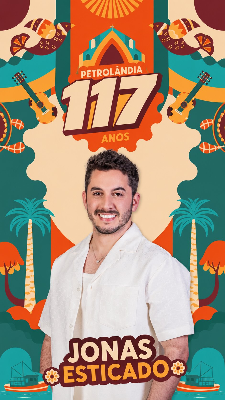 No dia 30 de junho, dentro das comemorações pelos 117 anos da nossa cidade, teremos o showzaço de Jonas Esticado. Se prepare e venha curtir mais uma noite inesquecível com a gente! ✨
#Petrolândia117Anos #FestaDePetrolândia #JonasEsticado #VemPraFesta #NossaCidade