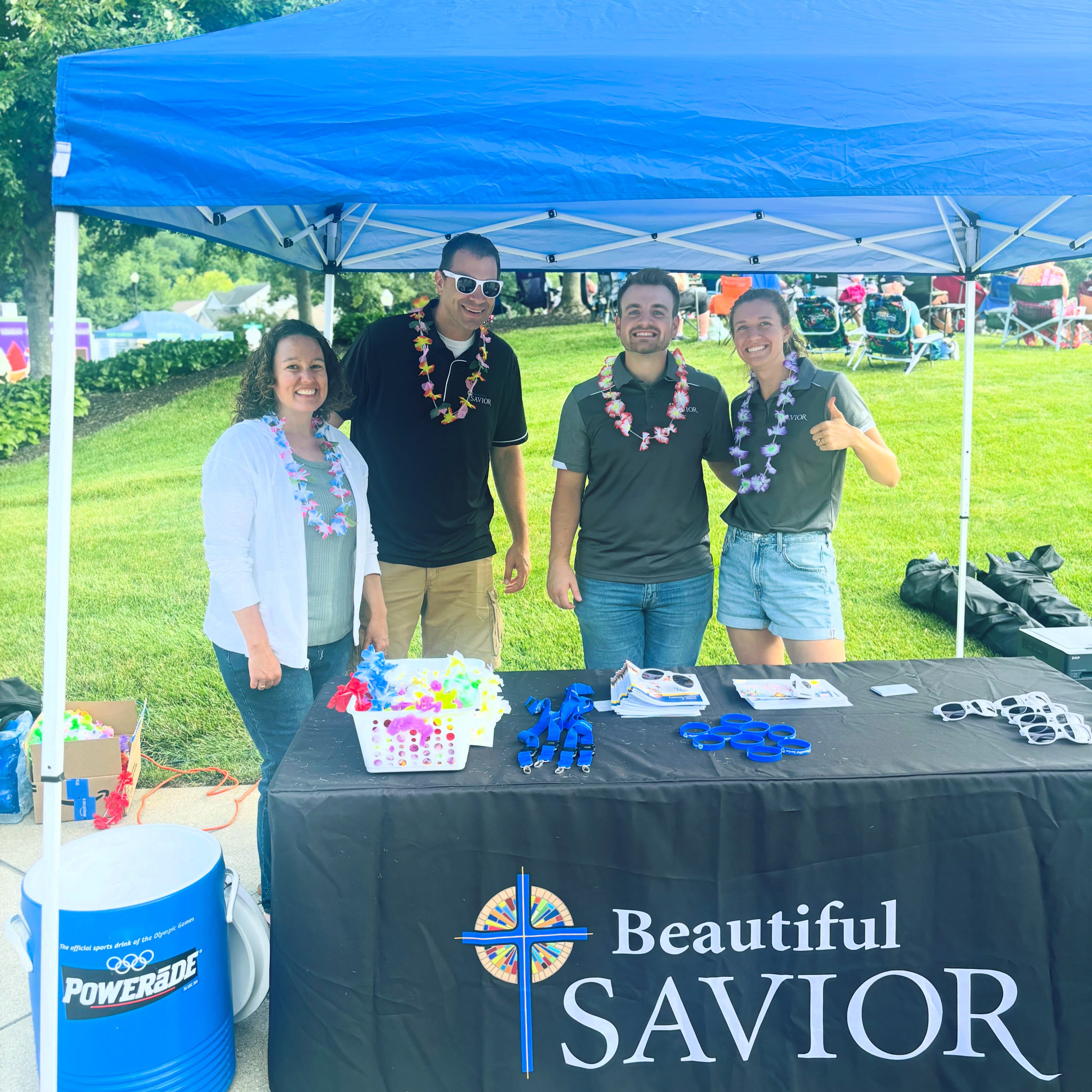 What at night we had at Fairfield Groovin’ on the Green! We got to meet so many nice people and handed out tons of invites to our church and our summer camps. The Photo Booth was a big hit as well! Thank you, God, for giving us the opportunity to get out in our community!