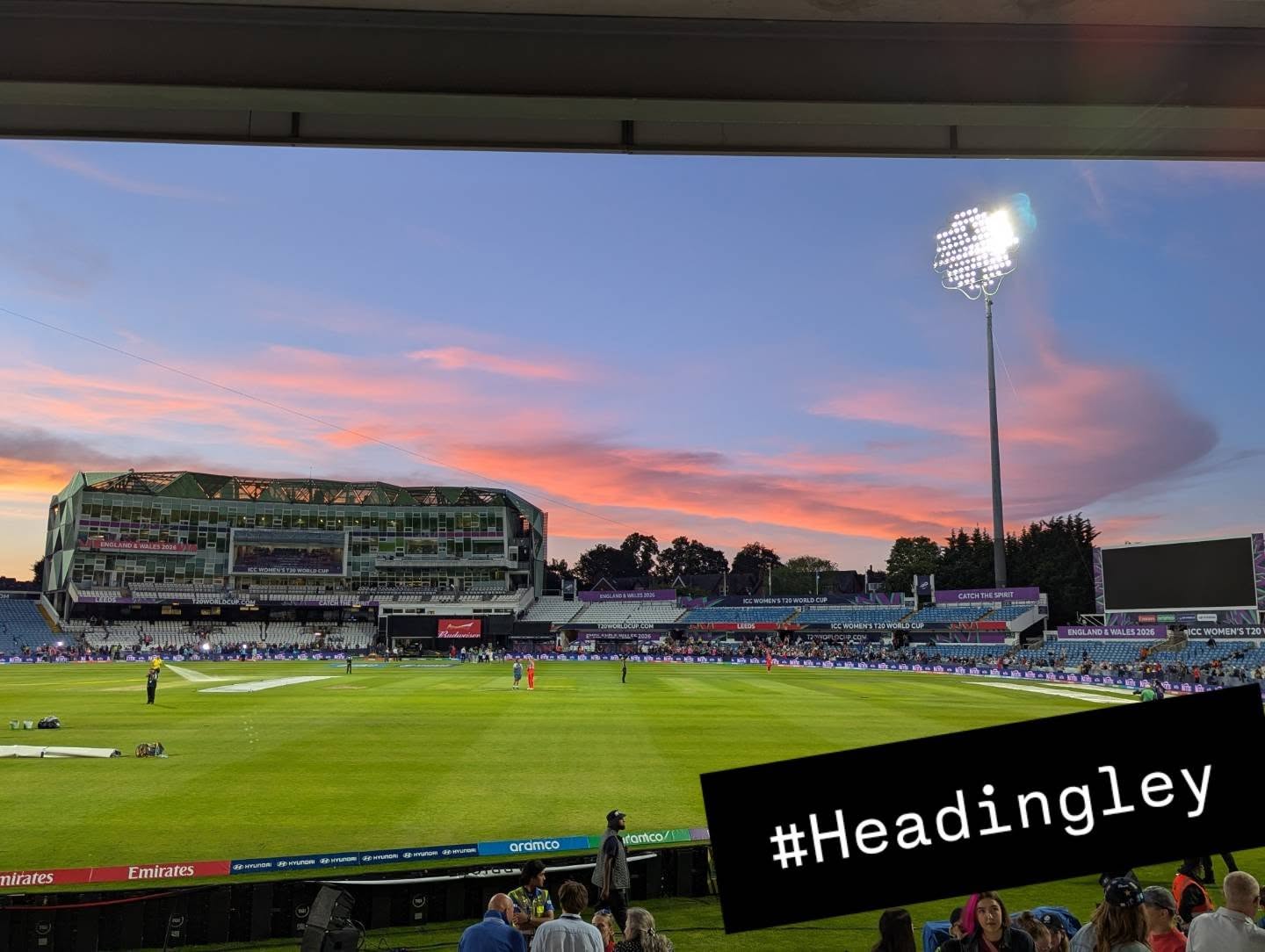 Headingly looking glorious for the England victory tonight, 🏏🏏👍👌👌
