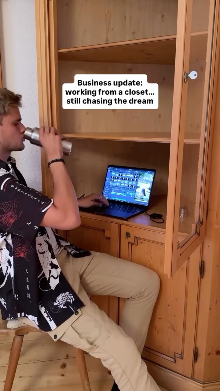 Sold my desk, sold my chair, now my office is a closet
It’s so worth it tho