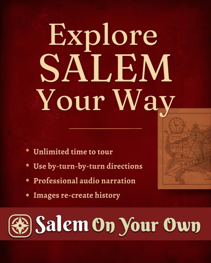 Discover Salem, Massachusetts—your way. With this self-guided tour app your phone becomes a personal tour guide to one of America’s most bewitching cities.