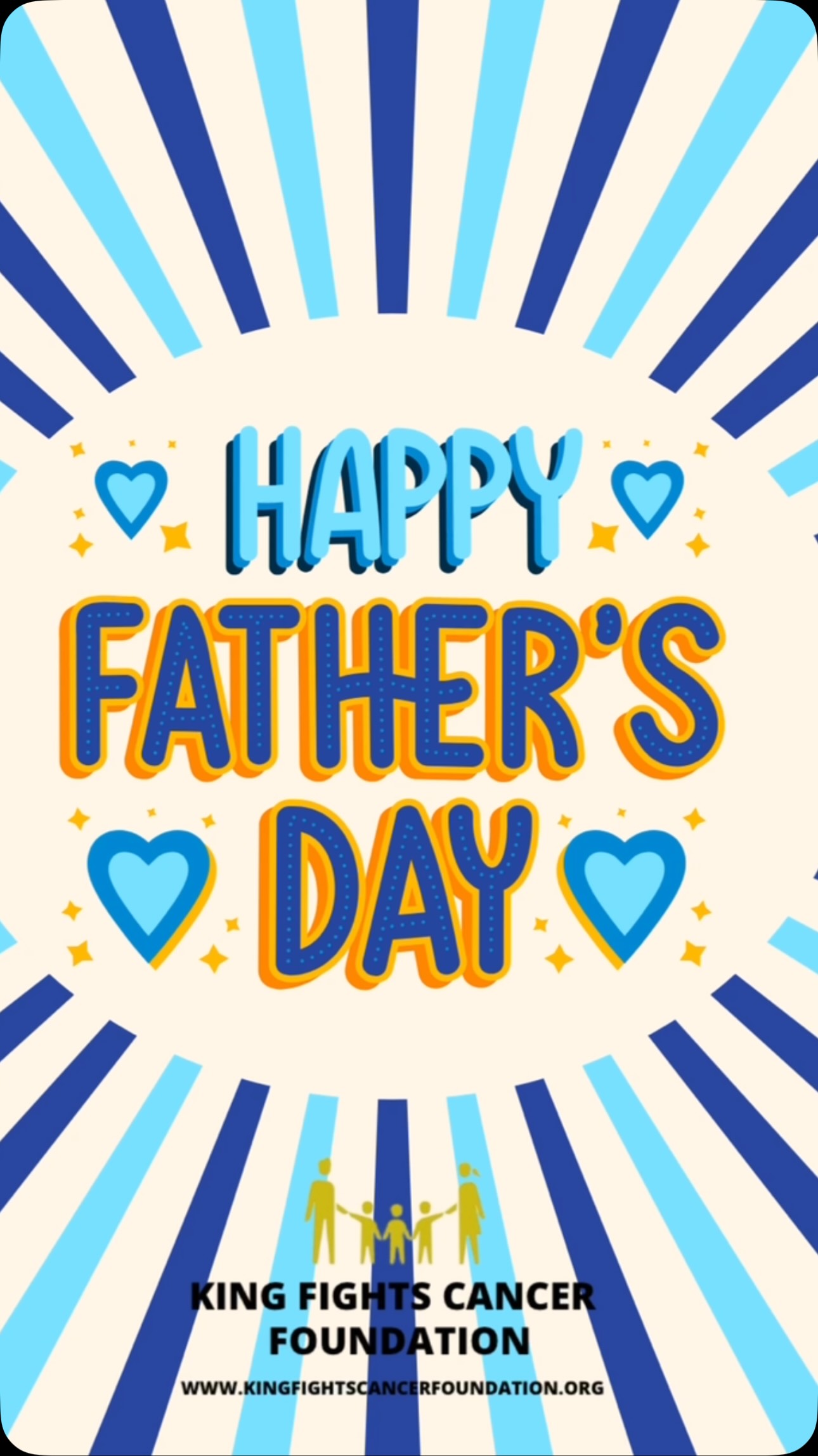 Today, we celebrate the fathers, grandfathers, stepfathers, and father figures who stand beside their children through every challenge, every milestone and every victory.
To the dads who spend countless hours in hospital rooms, advocate for their children, offer strength during difficult days, and somehow still find a way to make their children smile and your love does not go unnoticed.
At King Fights Cancer Foundation, we are honored to witness the courage, sacrifice and unwavering dedication of so many incredible fathers. You are protectors, caregivers, role models and heroes in ways that words can never fully capture.
Happy Father’s Day to all the amazing dads in our community. Thank you for your strength, your resilience and the endless love you give every day.
•
•
•
#FathersDay #KFCF #KingFightsCancerFoundation