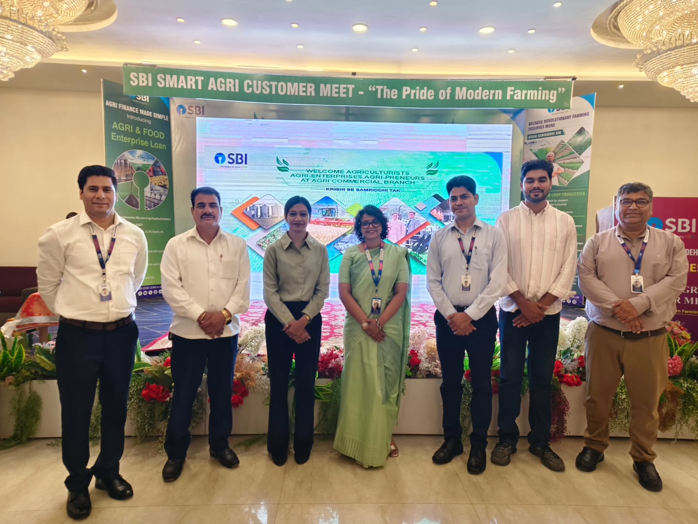 Grateful for the opportunity to be a part of today's Agriculture HNI Customer Meet organized by SBI ADB & ACB Branch.
It was inspiring to see agri-enterprises and agripreneurs come together to share ideas, experiences, and success stories that are shaping the future of Indian agriculture.
I feel honored that Moksha Enterprises was chosen to present its journey and success story on this platform. What started as a vision has grown through hard work, perseverance, and the support of many well-wishers.
A heartfelt thank you to SBI for creating such a meaningful platform that encourages entrepreneurship and celebrates the achievements of agri-businesses. Looking forward to contributing further to the growth and innovation of the agricultural sector.
#Gratitude #MokshaEnterprises #Agripreneur #Agriculture #Entrepreneurship SBI SuccessStory AgriBusiness IndianAgriculture