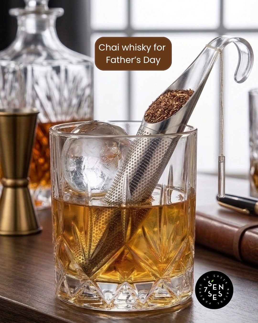 Celebrate Father’s Day with our spicy chai blend, perfectly matched with your favorite spirit 🥃
Our finger infuser is ideal for loose leaf option
#looseleaftea #fathersdaygift #greeksinnewyork #chaiwhisky #sevensensesorganic