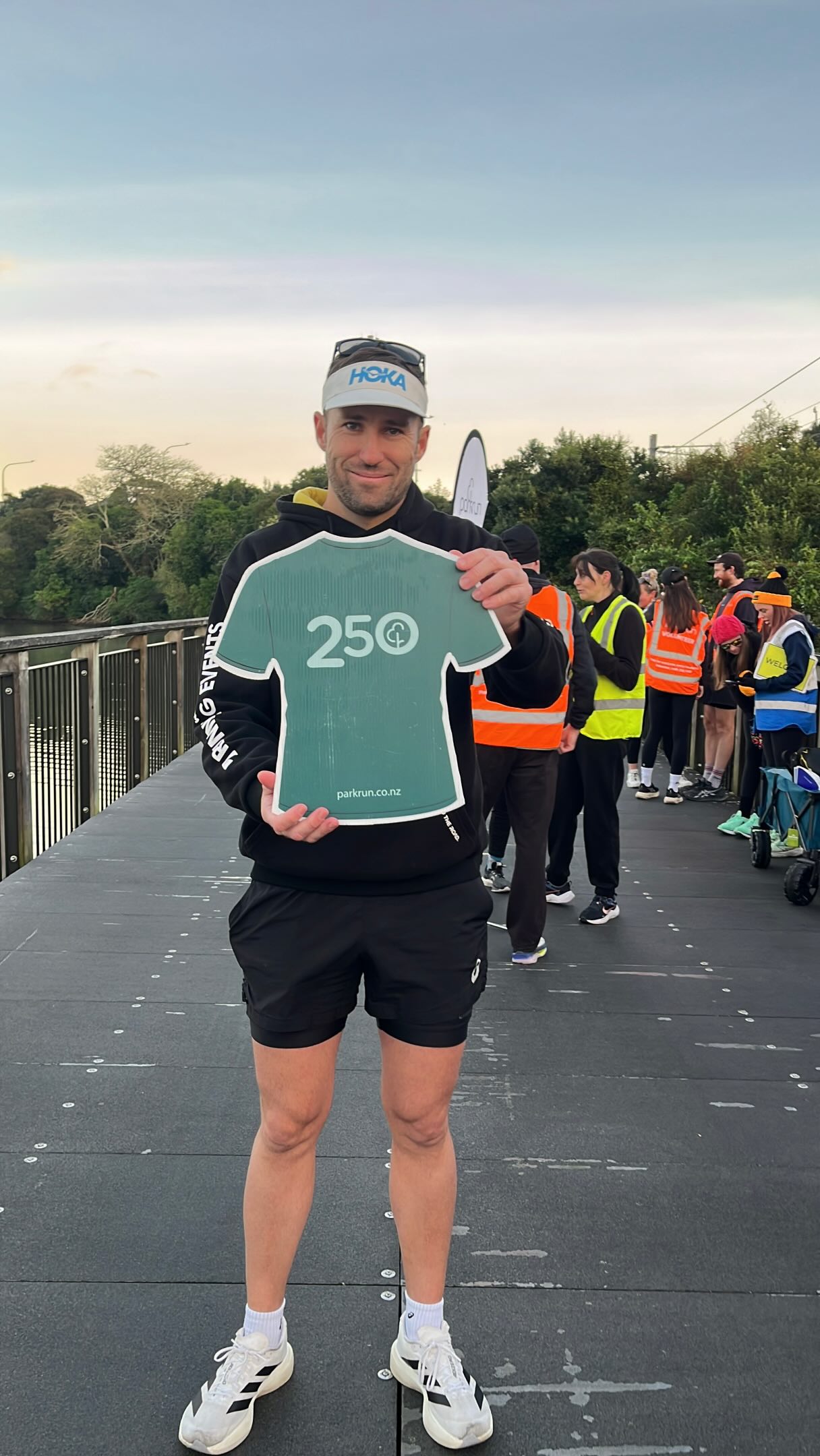 @parkrun.nz milestone unlocked! Celebrating at my home run @orakeibayparkrun 🥳
Here is why I’m at Parkrun every week:
👉It’s inclusive - everyone is welcome no matter your fitness level
☀️Healthy way to start the weekend
🏃Great for meeting people in the community and now that I’ve made good friends, it’s a fun social event and coffee catchup after the run
🌍Hobby you can do all over the world
📱With the app you can keep track of all your parkrun stats, even the date of my very first parkrun in 2016 (because I actually did the 250 runs over the course of 10 years). There are also some fun challenges in the app like parkrun bingo.
🌳I have also volunteered at 60 events…it’s a great way to serve the local community!