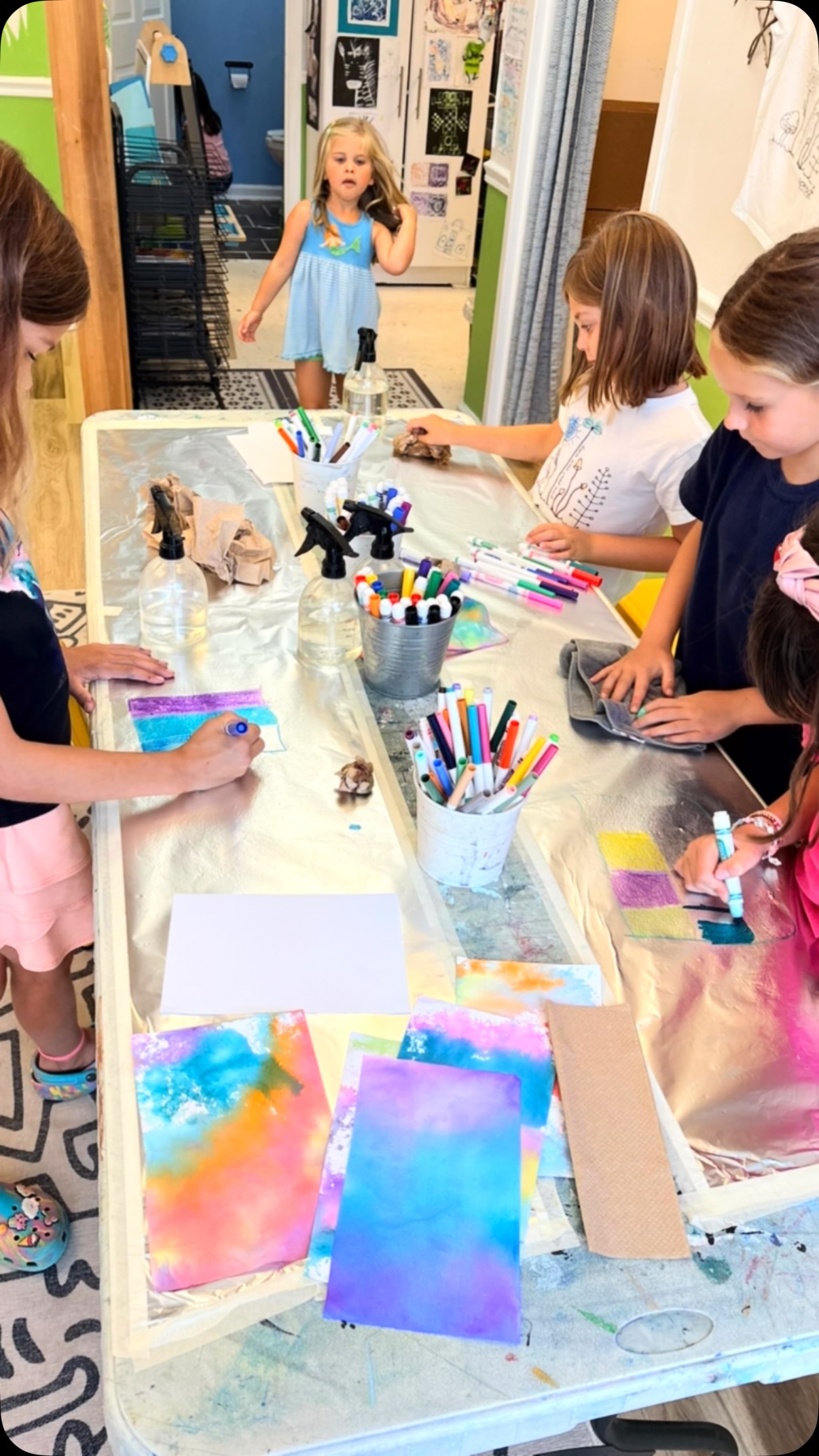 Week 2 ✅
Messy Press Society-
We painted, printed, made paper clay, and more more more! What a fun week with a cool group! 🌱🫶