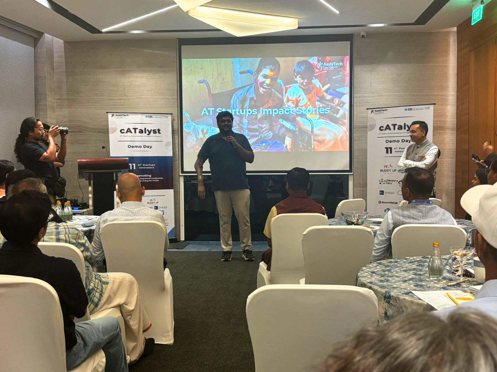 On 29 May 2026, Ambika Chandra, Communications Manager at UF, attended the ATF cATalyst Cohort 7 Demo Day hosted by @atf.labs and supported by @sbifoundation in Bengaluru.
It was inspiring to learn more about AssisTech Foundation's journey and the role it is playing in strengthening India's assistive technology ecosystem by supporting innovators working to make products and services more accessible for persons with disabilities.
A highlight of the evening was hearing directly from founders about the personal experiences and challenges that inspired their innovations. In a country where assistive technology remains out of reach for many, it was encouraging to see such thoughtful, homegrown solutions being developed and scaled.
Some of the ventures that particularly stood out included @ksham_innovation 's bone-conduction smart glasses for people with hearing impairments, @theablecompany.co 's mobility-focused innovation, and @buddyupnetwork 's platform helping persons with disabilities build meaningful social connections and community.
Thank you to AssisTech Foundation for bringing together innovators, investors, and ecosystem partners to support the next generation of inclusive technology solutions. We look forward to seeing these ventures grow and create lasting impact.
#DisabilityInclusion #AssistiveTechnology #Accessibility #InclusiveInnovation #SocialImpact
