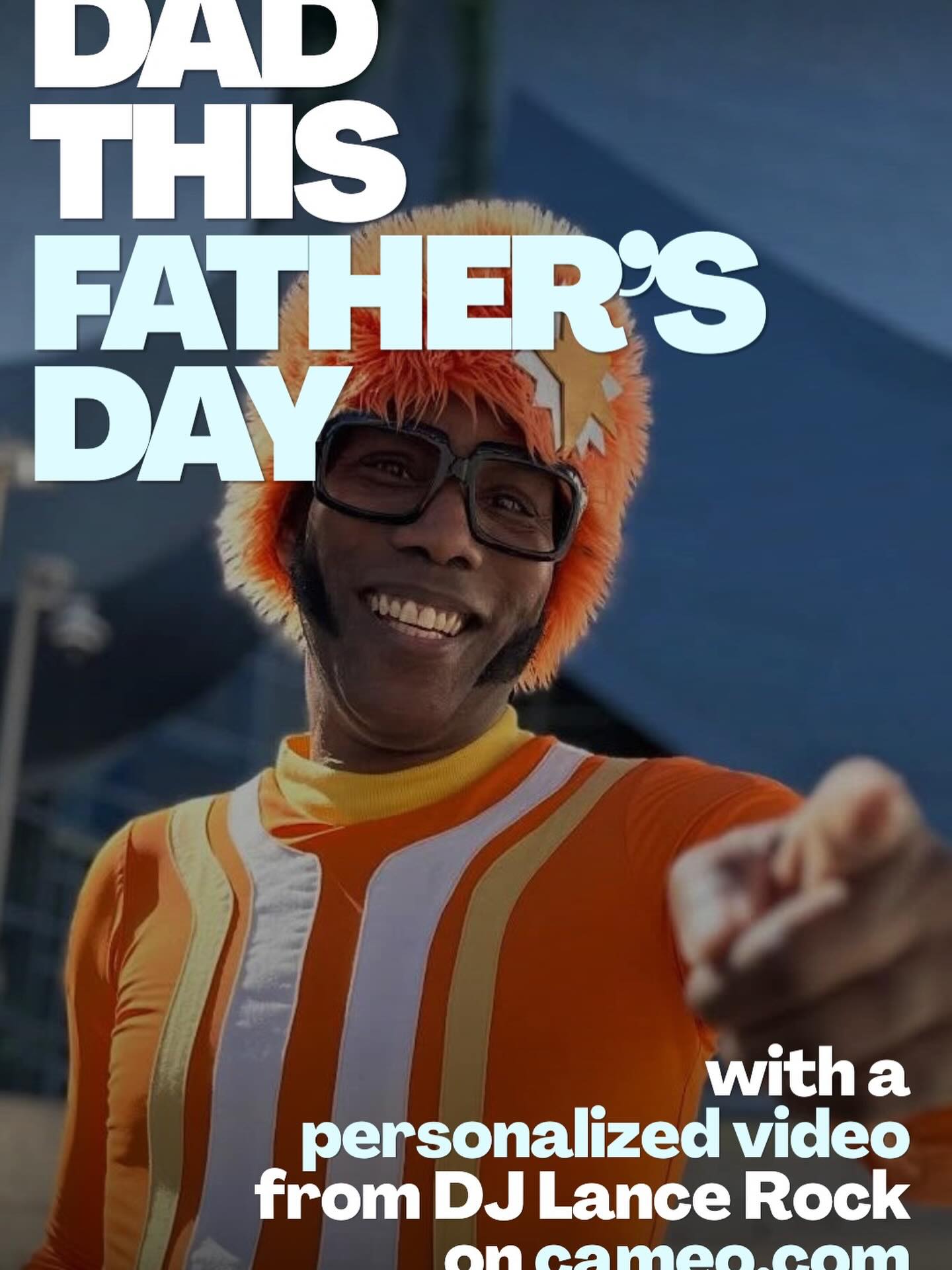 This year, surprise your dad, and let him know you think he’s awesome with a personalized shout out from me! @cameo