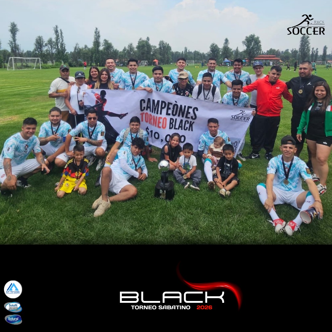 🏆 TORNEO BLACK - LIGA SABATINA.
⚽ SAN JUAN F.C. VS SAGREV F.C.
🥇SAN JUAN - CAMPEÒN.
🥈 SAGREV F.C. - SUBCAMPEÒN.
🏟️ CANCHA - CAMPO TORRES.
📆 13 DE JUNIO DEL 2026.
Felicitamos al equipo SAN JUAN FC por otro campeonato mas y por ser el ganador de los 💲10,000.
Cerramos este gran torneo con enorme agradecimiento a todos los equipos participantes.
Agradecemos tambièn a todas las personas que hacen posible cada jornada: àrbitros, coordinadores, staff administrativo, paramedicos, jardineros, personal del campo, operadores de lanchas, patrocinadores y a todos los que forman parte de la liga Racksoccer.
#solural #Cuemanco #LigadeFutbol #EmbarcaderoCuemanco #CDMX #Xochimilco #cuemanco #ligadefutbol #xochimilco #coapa #futbolsoccer #NuevoTorneo #coyoacanmexico #iztapalapa #iztapalapa🇲🇽💯🕶️ #Iztapalapa #iztapalapacdmx #AITTuCasa #aittucasa #racksoccer