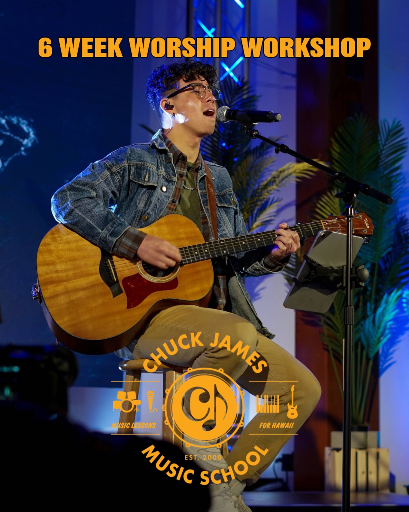 TODAY is the LAST DAY to register for our 6 week worship workshop led by @noah.alcantara.music! SIGN UP TODAY!