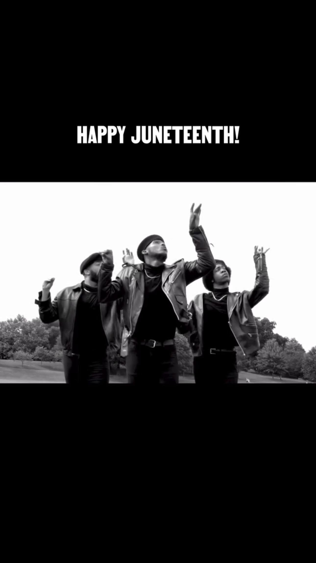 #Repost Today, on Juneteenth, we honor the ancestors whose courage carried us here and celebrate the legacy and creativity that still live within us.
May we cherish the stories, traditions, and communities that have sustained us. May we celebrate the beauty of Black life in all its expressions.
Black and beautiful. Black and blessed. Black and so much more.
🕺🏾: @lyriklondon @ponderthewonder @heisjavon
🎶: @thasongbird #happyjuneteenth❤️🖤💚 #onelove
