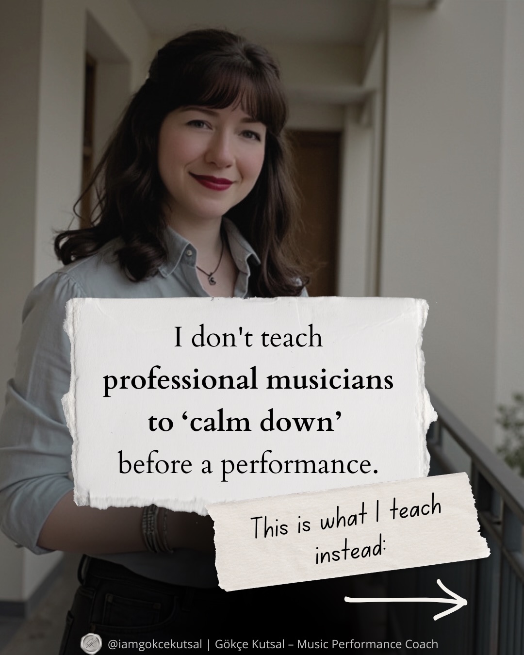 The advice to calm down before a performance assumes that activation is the problem.
But for most musicians I work with, it actually isn’t.
The activation is appropriate — you’re about to do something that matters, in front of people who are listening carefully.
So your body is responding correctly… nothing wrong with that.
What causes problems is when the activation pushes past the range where you can still function — into panic, spiral, shutdown, or disconnection.
And trying to manufacture calm from inside that state doesn’t bring you back into range…
It just adds another thing to manage.
What actually helps is knowing which edge you’re near, and having specific tools for coming back in from that direction.
As you can imagine, that’s a very different skill to “calming down”… and luckily, it’s one that’s actually trainable.
This is one of the things I cover in CONQUER: Performance Anxiety.
I’m updating it right now — buy now and you get the new version when it launches at no extra cost.
Comment or DM 001 for the link 💙
#ClassicalMusician #PerformancePsychology #MentalCoaching #AuditionStrategy #MusicianMindset