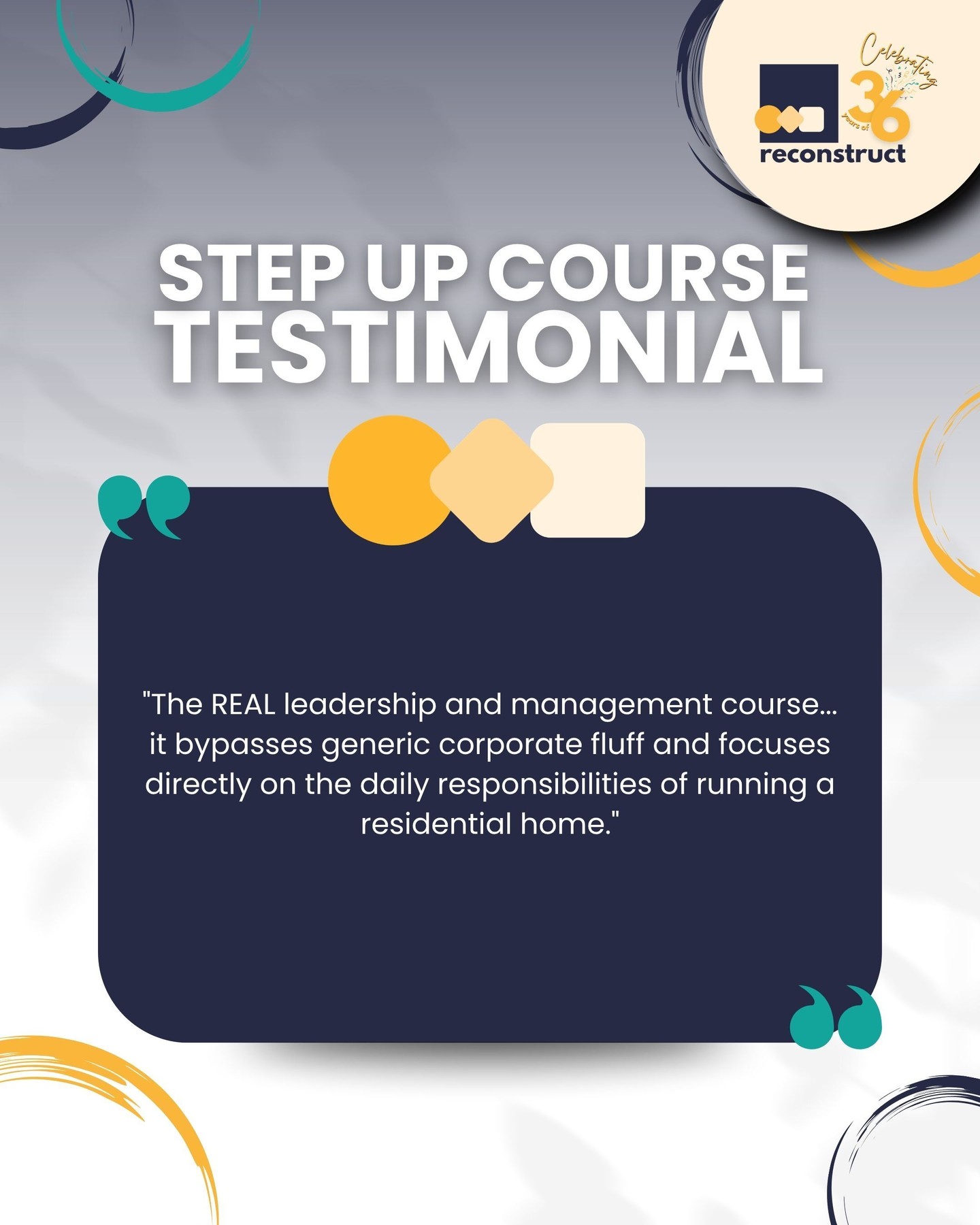 Don't just take our word for it. Previous delegates have called Step Up “The REAL leadership and management course...” because it bypasses generic corporate fluff and focuses directly on the daily responsibilities of running a residential home.
With the launch cohort kicking off June 24th, spaces are strictly limited to keep the group interactive. Secure a place for your team today.
https://shorturl.at/Q0zWR
#StepUpProgramme #SocialProof #LeadershipDevelopment #RegisteredManager #CareSectorTraining #TestimonialMonday #ProfessionalGrowth #ResidentialCare