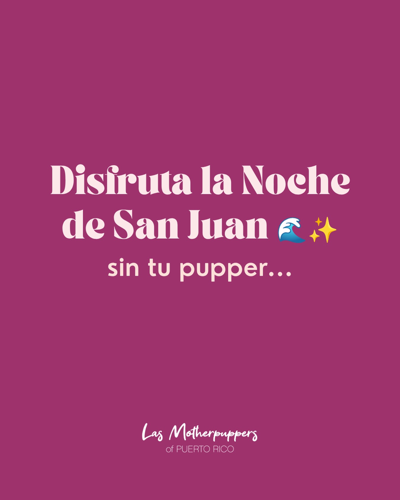 Friendly Reminder: La Noche de San Juan es una tradición hermosa en Puerto Rico, pero hay algo importante que muchas veces olvidamos: No es el mejor lugar para nuestros puppers! 🐾
Aunque nos encanta llevarlos con nosotros a todos lados, esta celebración puede ser demasiado intensa para ellos.
¿Por qué?
→ Mucha gente y demasiado estímulo
→ Música alta y gritos que pueden causar ansiedad
→ Fuegos artificiales inesperados
→ Calor, arena caliente y largas horas fuera de rutina
→ Riesgo de que se asusten y se escapen
→ Basura, comida y objetos peligrosos en la playa
Lo que para nosotros es diversión, para ellos puede sentirse como estrés, miedo y confusión.
A veces, amar a tu perro también significa saber cuándo dejarlos seguros en casa,🏡
Si vas a celebrar esta noche:
✔️ Déjalos en un espacio seguro y fresco
✔️ Pon música o ruido blanco para ayudarlos a relajarse
✔️ Asegúrate de que tengan su placa o microchip al día
✔️ Déjales agua fresca y su espacio cómodo
Porque la mejor Noche de San Juan para ellos… es una noche tranquila. 🐾
#PuertoRico #NocheDeSanJuan #DogMomsofPR #DogMomClub #dogsofpuertorico