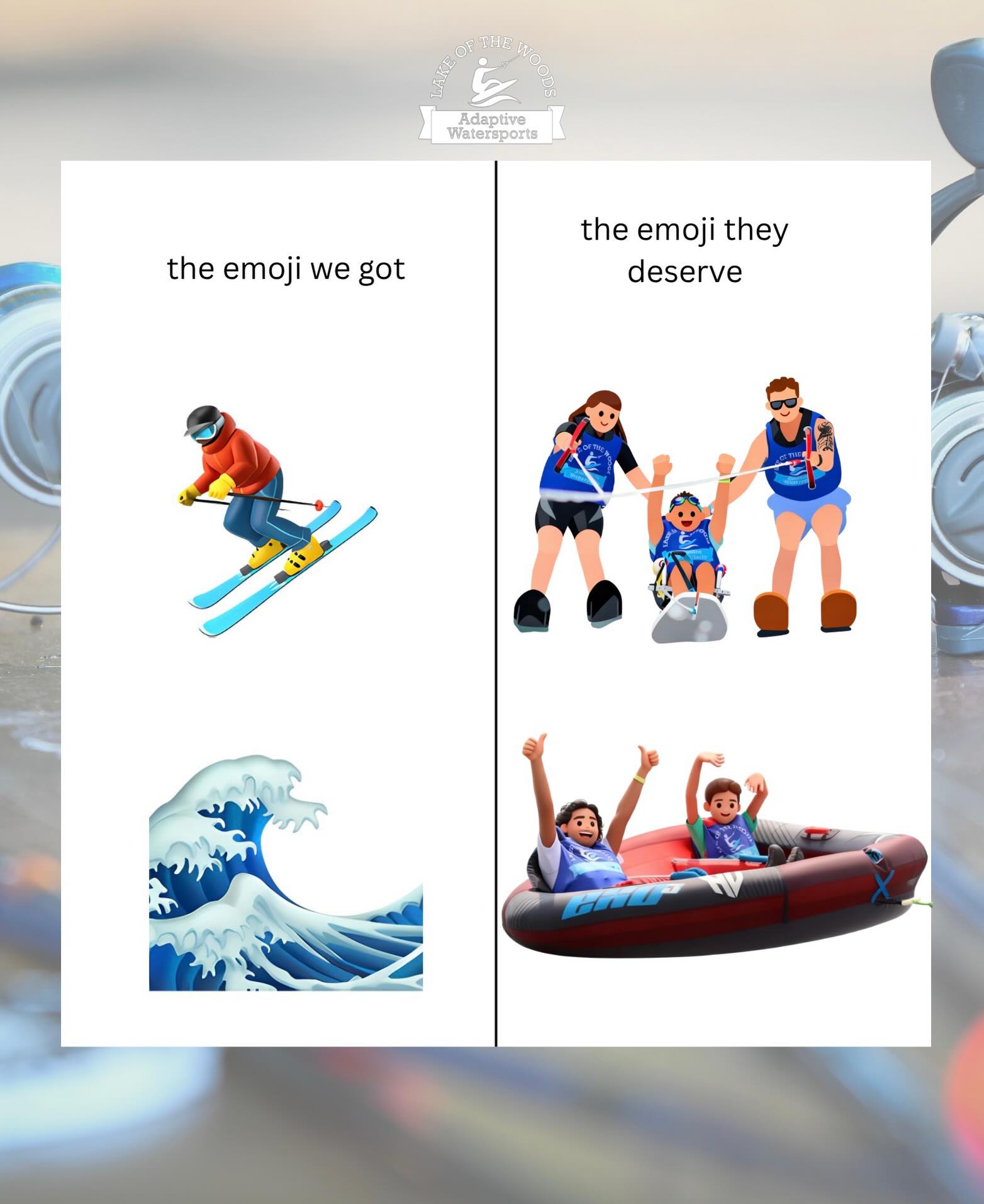 Happy Friday 💙🌊
Curious about our organization? Check out the link in our bio :)
#adaptivewatersports #waterskiing #communitysupport 