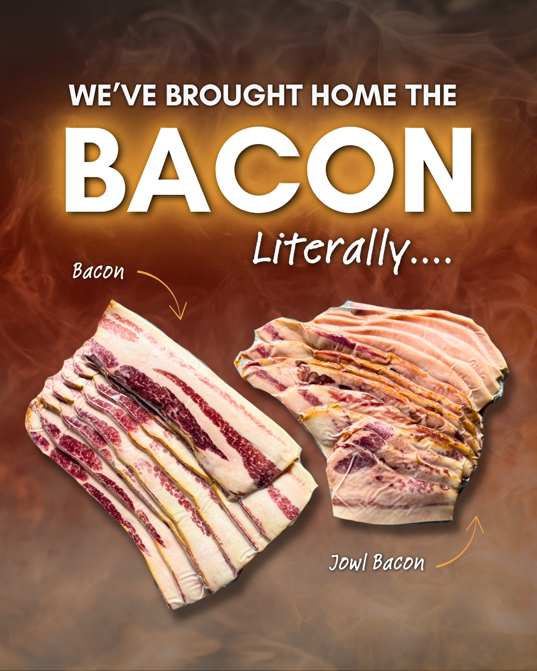 We've officially brought home the bacon! After plenty of requests (and a little patience), Hi Brau bacon is finally here.
Made from our pasture-raised pork, cured the old-fashioned way, and flash frozen in convenient 1 lb packs, it's everything bacon ought to be: simple, flavorful, and raised right.
We've got:
🥓 Classic Bacon
🥓 Jowl Bacon - a harder-to-find Southern staple
Whether you're building the perfect breakfast or upgrading just about any meal, now's the time to stock up.
Shop now at hibraubeef.com!