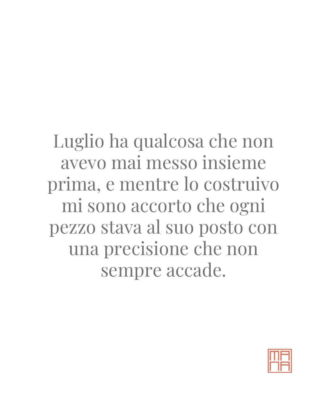 Luglio è già qui e porta con sé più di quanto mi aspettassi quando ho iniziato a costruirlo.
Francesco d’Assisi e Malcolm X nello stesso incontro. Quattro meditazioni sul corpo, il tempo e l’età. Una domenica intera a Milano. E un prezzo di lancio che dura un solo giorno.
Scorri le slide e poi vai sul sito per tutti i dettagli.
Link in bio
www.filippomanassero.it