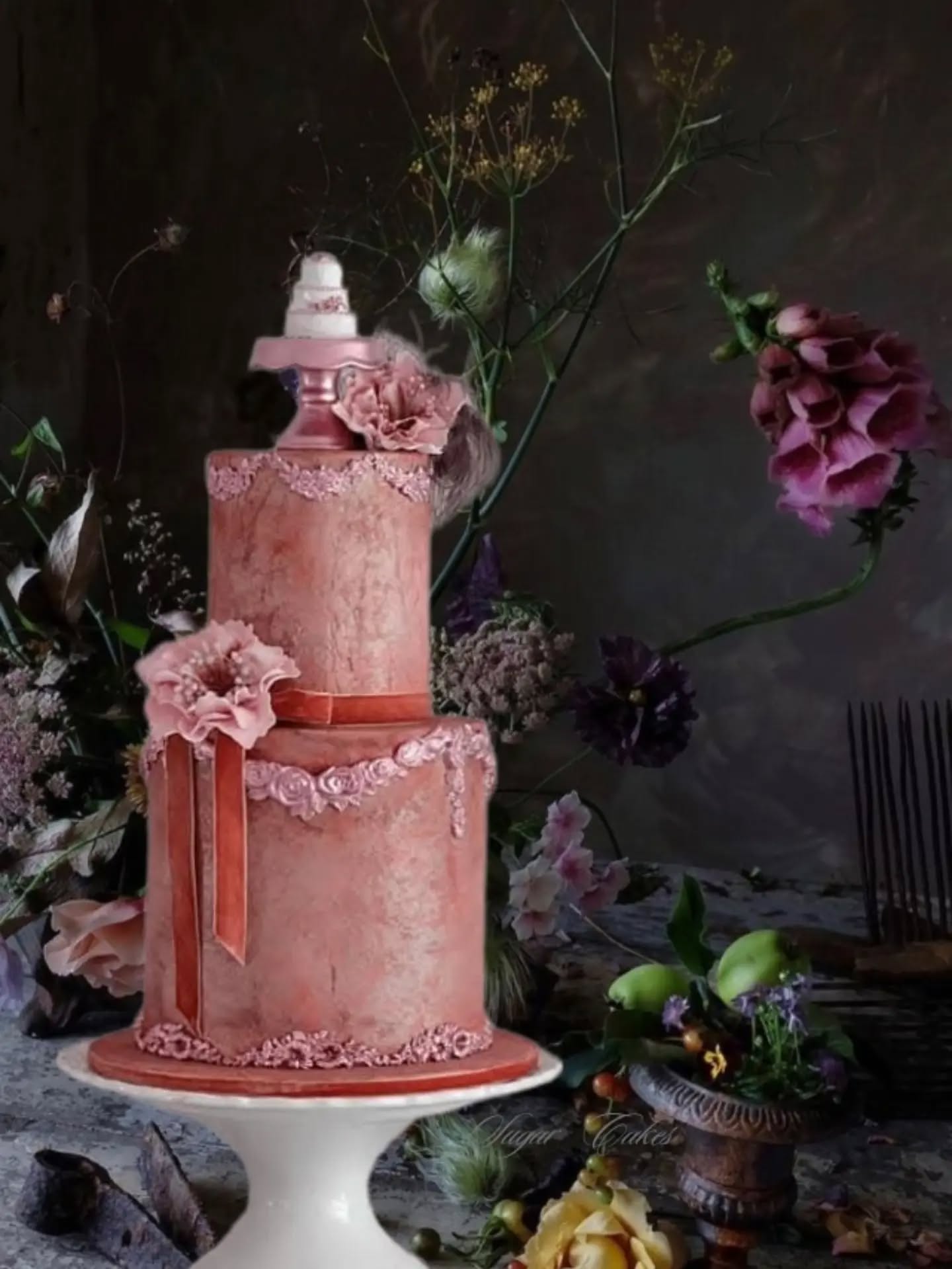 "Enchanted Garden" wedding celebration 🩷🤎🩷
@barco_bake for amazing cake decorating products 🤎
#bakerylife
#bakingtime
#bake
#weddings