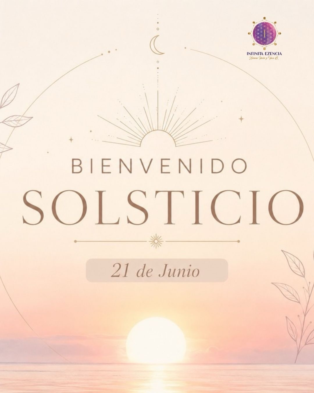 ☀️ Bienvenido Solsticio ~ Welcome Solstice. ☀️
Un portal de luz, claridad y transformación. - A portal of light, clarity, and transformation.
¿Qué intención deseas manifestar en este nuevo ciclo?
What intention would you like to manifest in this new cycle? ✨👇
Un abrazo, Ximena♾️⚜️
#solstice #transformation #infinitaezencia #ximenaheviayvaca #manifestation