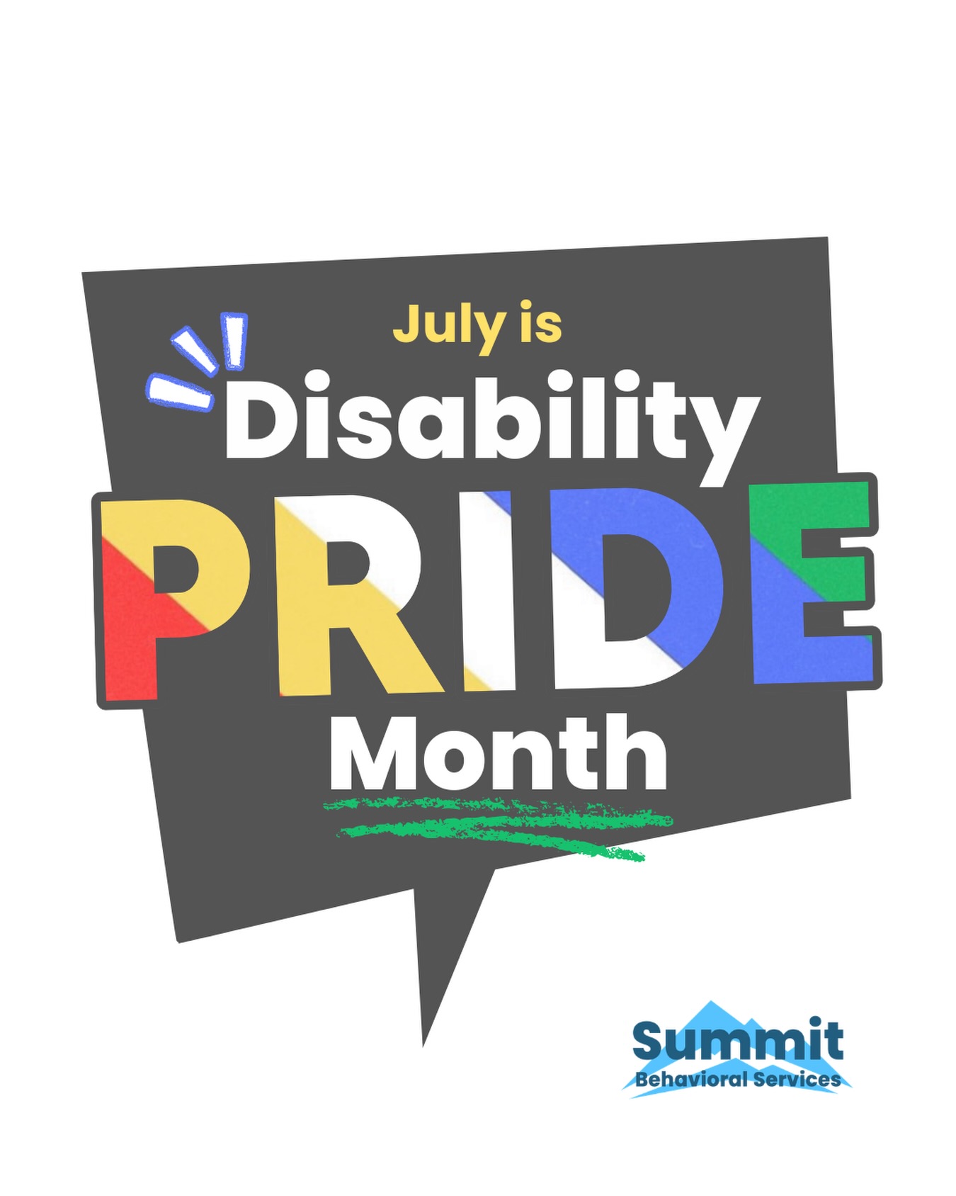 Happy Disability Pride Month!
This month, we celebrate the individuality, strengths, and contributions of people with disabilities—both seen and unseen. We’re grateful to walk alongside the children and families we serve and believe our communities are stronger when everyone is welcomed, included, and celebrated for who they are.
Here’s to embracing differences, celebrating individuality, and creating communities where everyone belongs 🥳
#summitbehavioralservices #ABAtherapy #kansascityautism #behavioralsupport #appliedbehavioranalysis