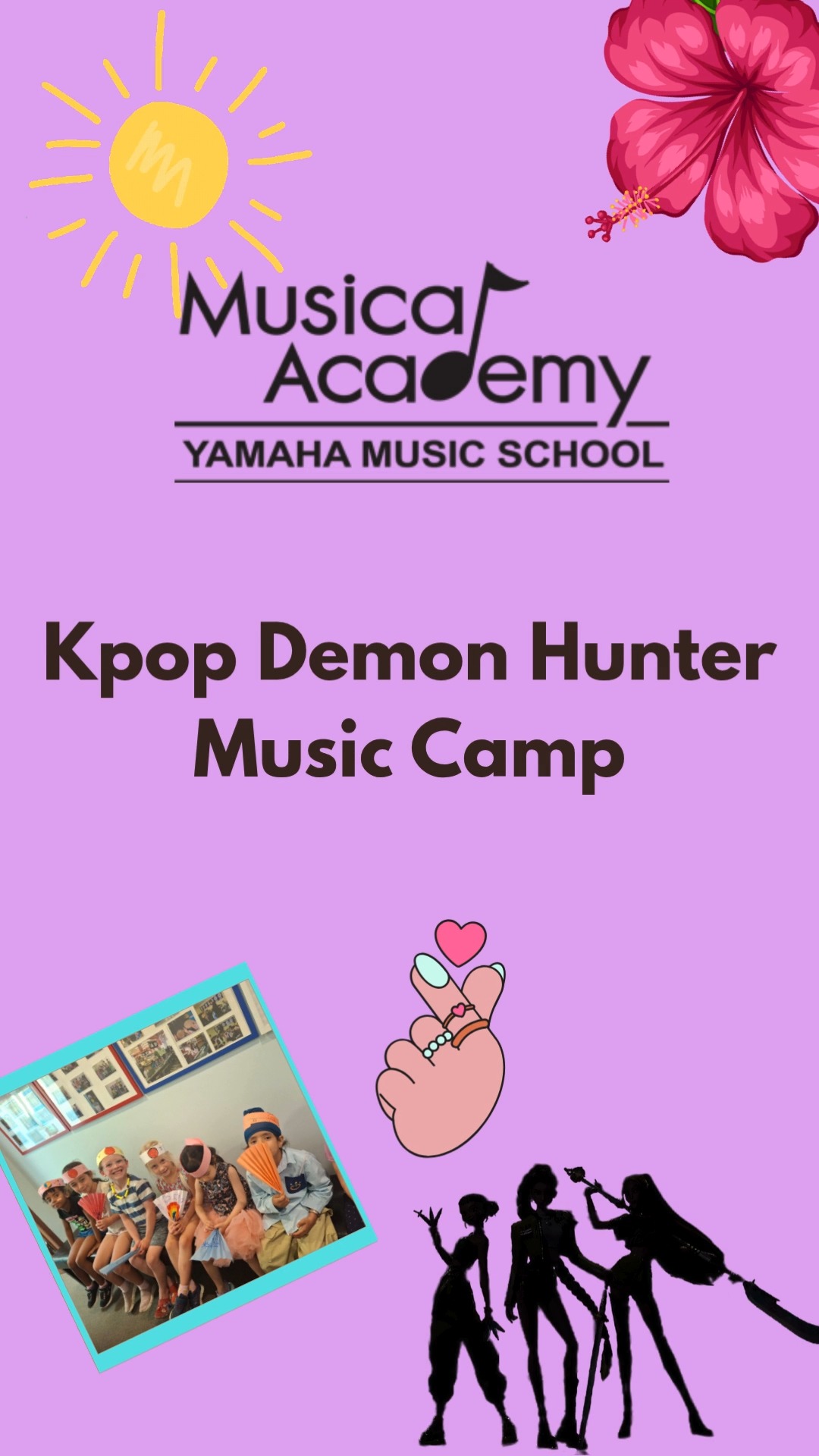 Spots for our #SummerCamp based around #kpopdemonhunters are filling up quick! So if you would like to learn how to play songs from the hit Netflix show, hurry and register right now!