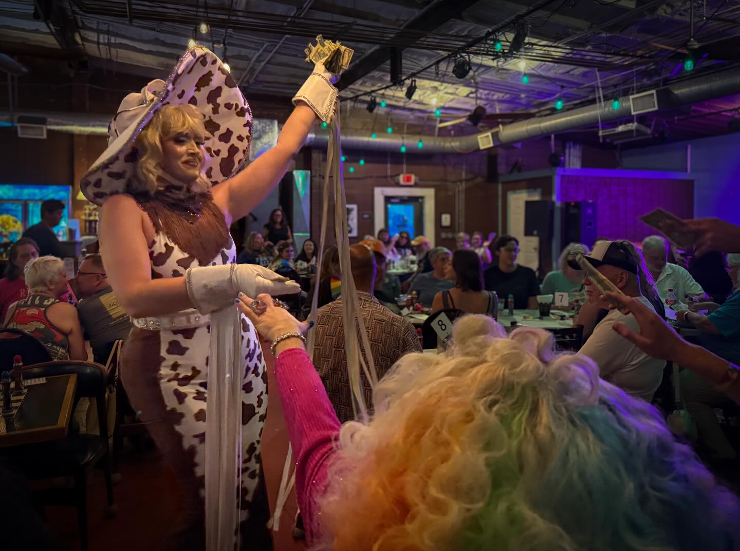 Another Fabulous Fundraiser, tonight #DragBingo raked it in for @blount_pride! @tyravonshade headlined a great show at @birdandbook in #MaryvilleTN.