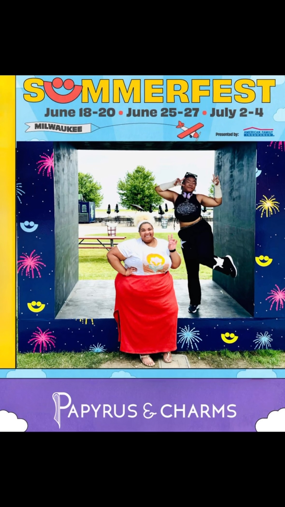 @summerfest Week 1 is in the books! We had such a beautiful time. Grateful for good weather, great booth neighbors and even better supporters. Best part is, we get to do it all again next week! See y’all soon! 🫶🏽♥️🥰 #Milwaukee #SmallBusiness
