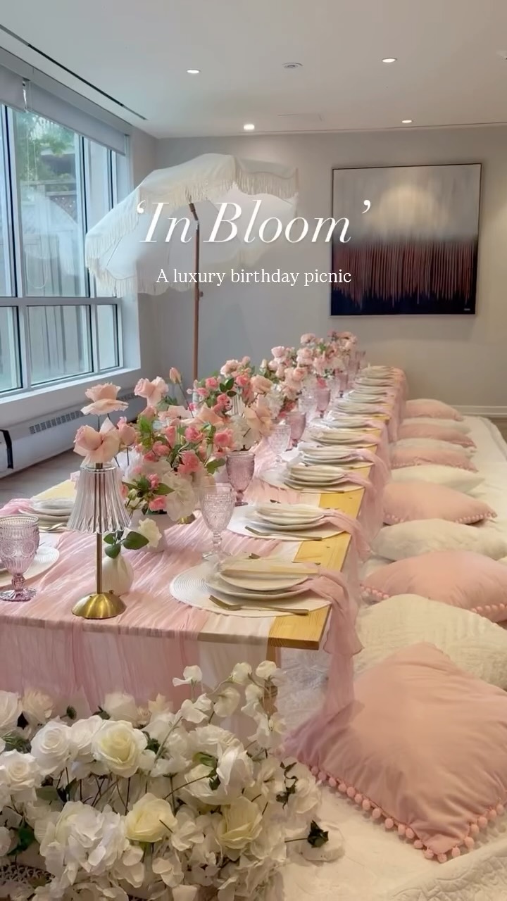 For the girls who still stop to smell the flowers 🌸✨
A little reminder that life doesn’t always have to be rushed. Sometimes the most beautiful moments happen when you slow down, gather your favourite people, and romanticize the season you’re in.
Soft pink blooms, sweet conversations, and a table designed just for making memories. 💕🌷
DM to start planning 🤗
Decor @picnicexp
Dessert @cakedbypri
Coffee Bar @onavibe.ca
#inbloom #luxurypicnic #toronto #pinkpicnic #birthdaypicnic