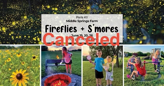 Fireflies & S’mores is canceled this Friday. There will be no more dates this season.
We apologize to anyone who was looking forward to attending.
If you had tickets already, you’ve been refunded.
For access to the wildflowers this summer, visit our Photography page on our website, or send us a message. All visits this summer are by appointment only.
We look forward to seeing everyone this fall! 🎃