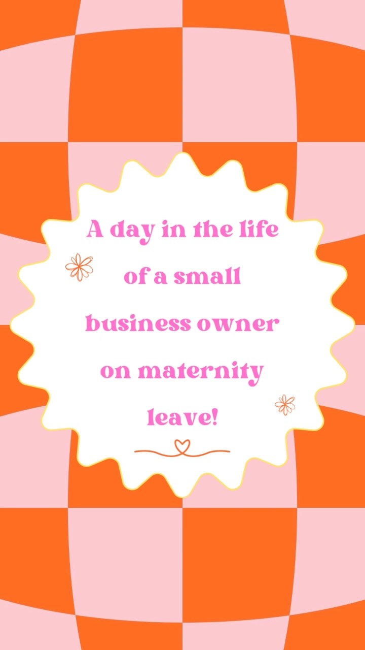 My days look a little different now to what they used to! But I did manage to squeeze in a little HollyHocks! 👶🏻 🧡 #hollyhocksjewellery #dayinmylifevlog #smallbusinessowner #maternityleave